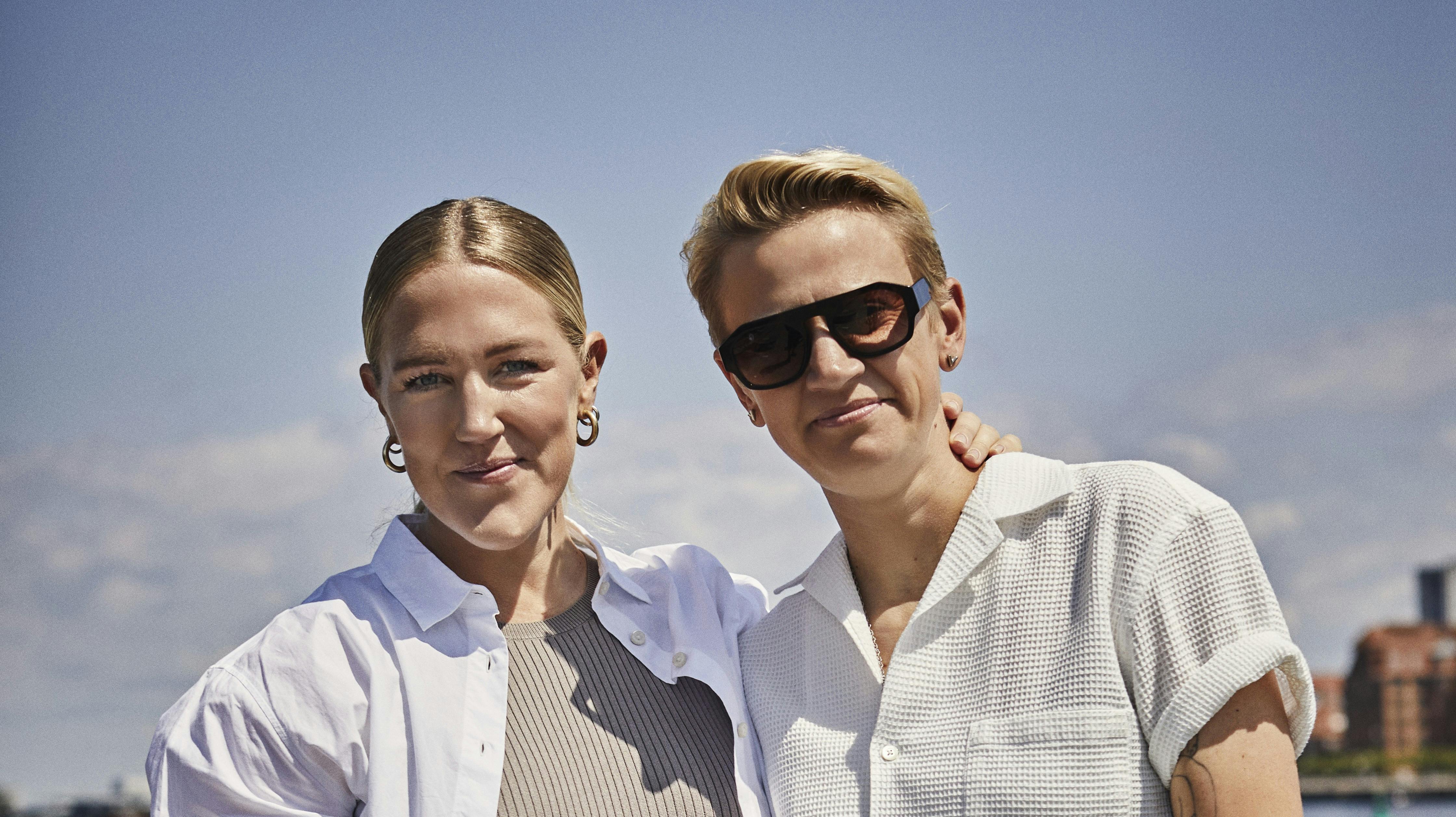 Michelle Kristensen og hendes kæreste, Pernille Wass, har lørdag sagt til hinanden ved kirkealteret til deres søns barnedåb.