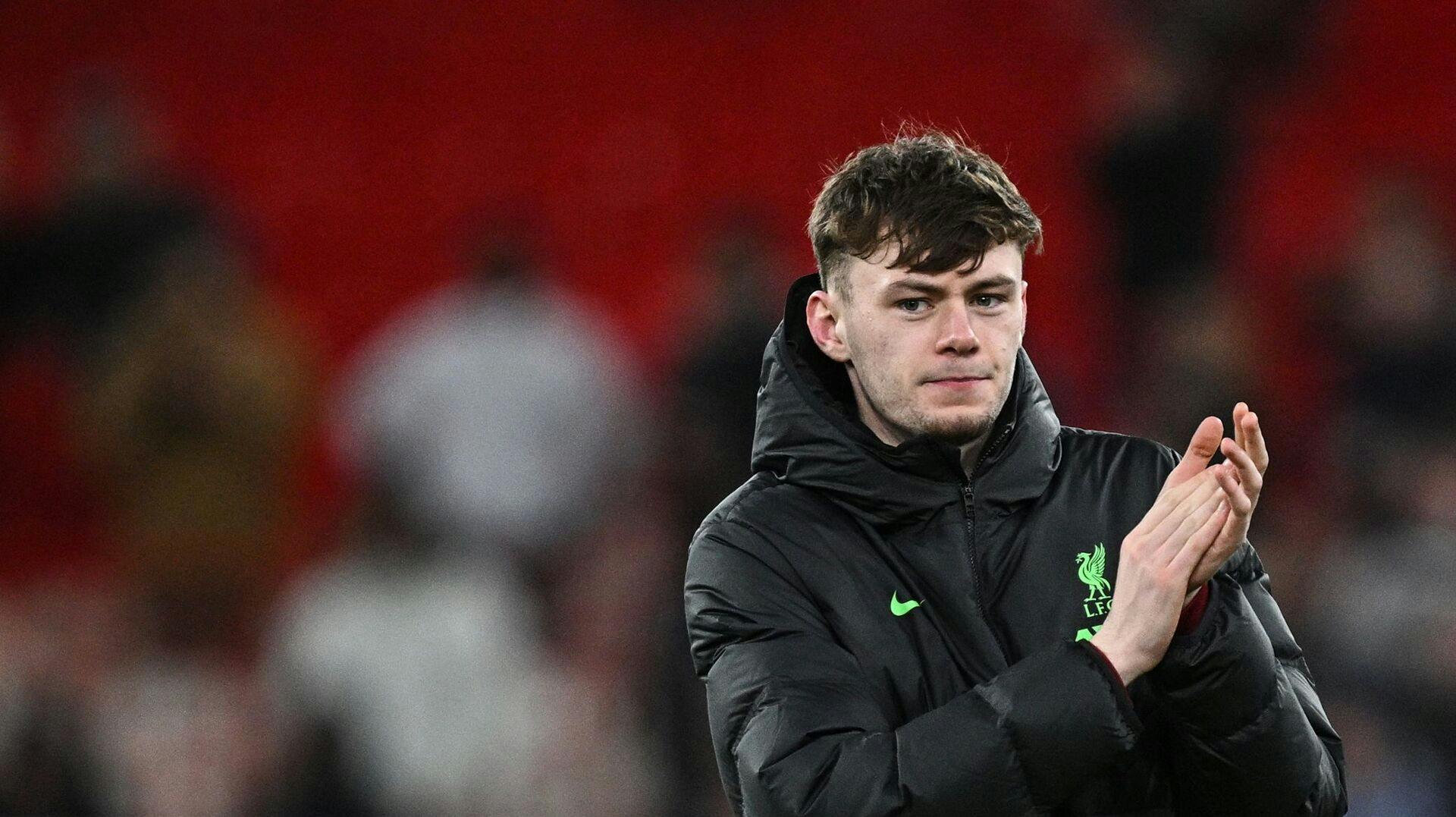 Conor Bradley mistede lørdag sin far. Han var derfor ikke med, da Liverpool søndag tabte til Arsenal. 