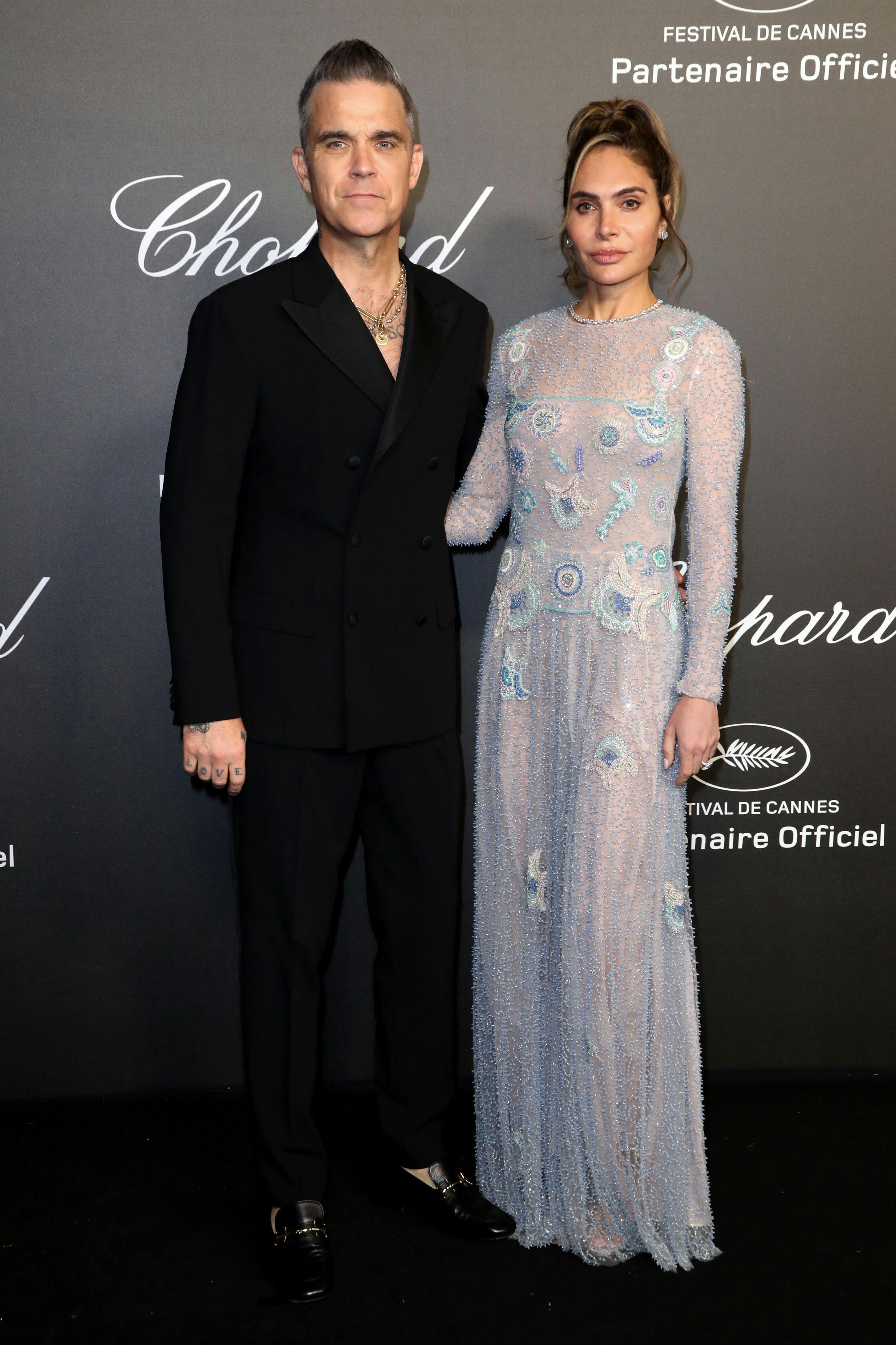 Robbie Williams and Ayda Field