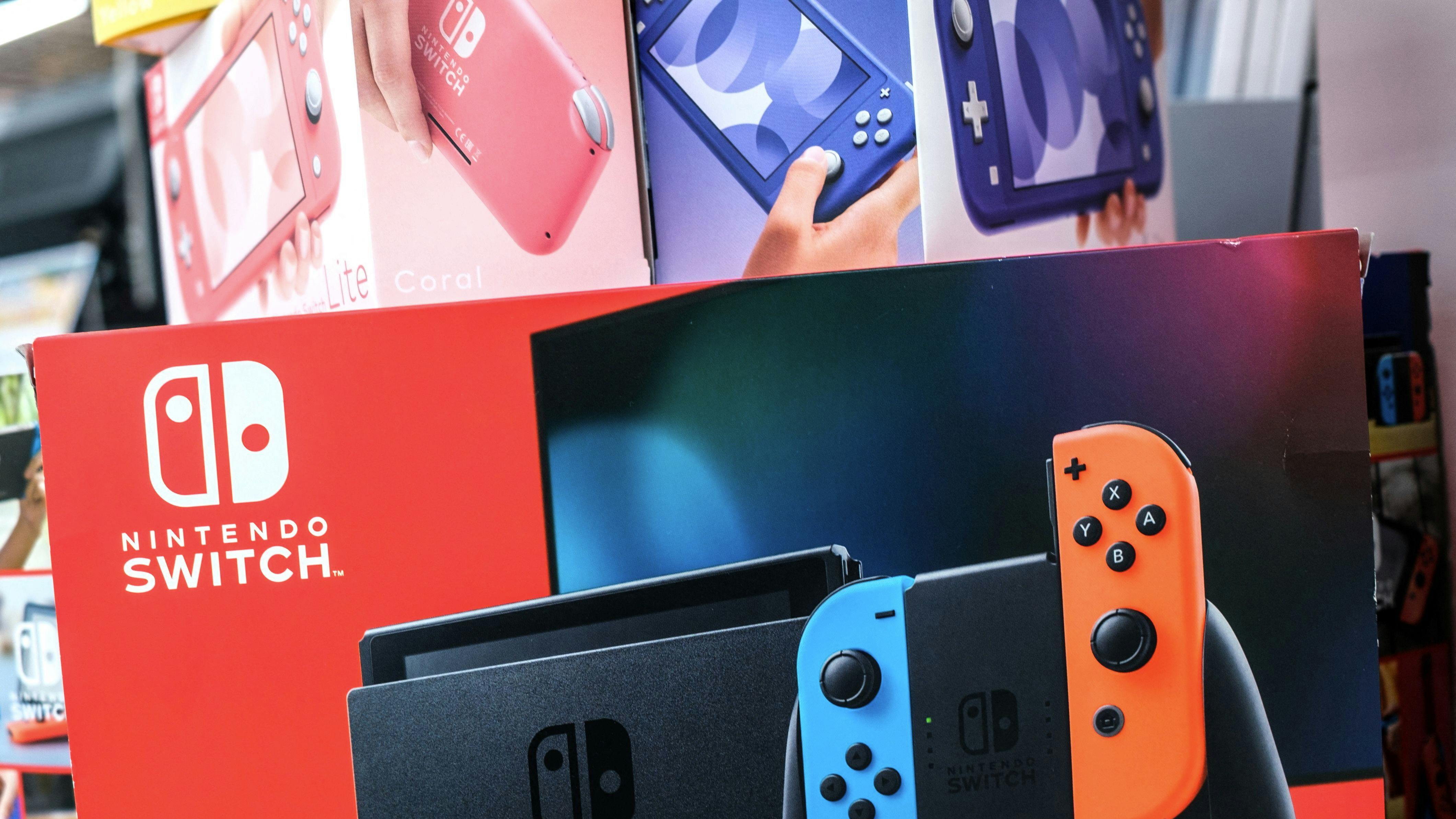 Japanske Nintendo har fortsat stor succes med spilkonsollen Switch. (Arkivfoto).
