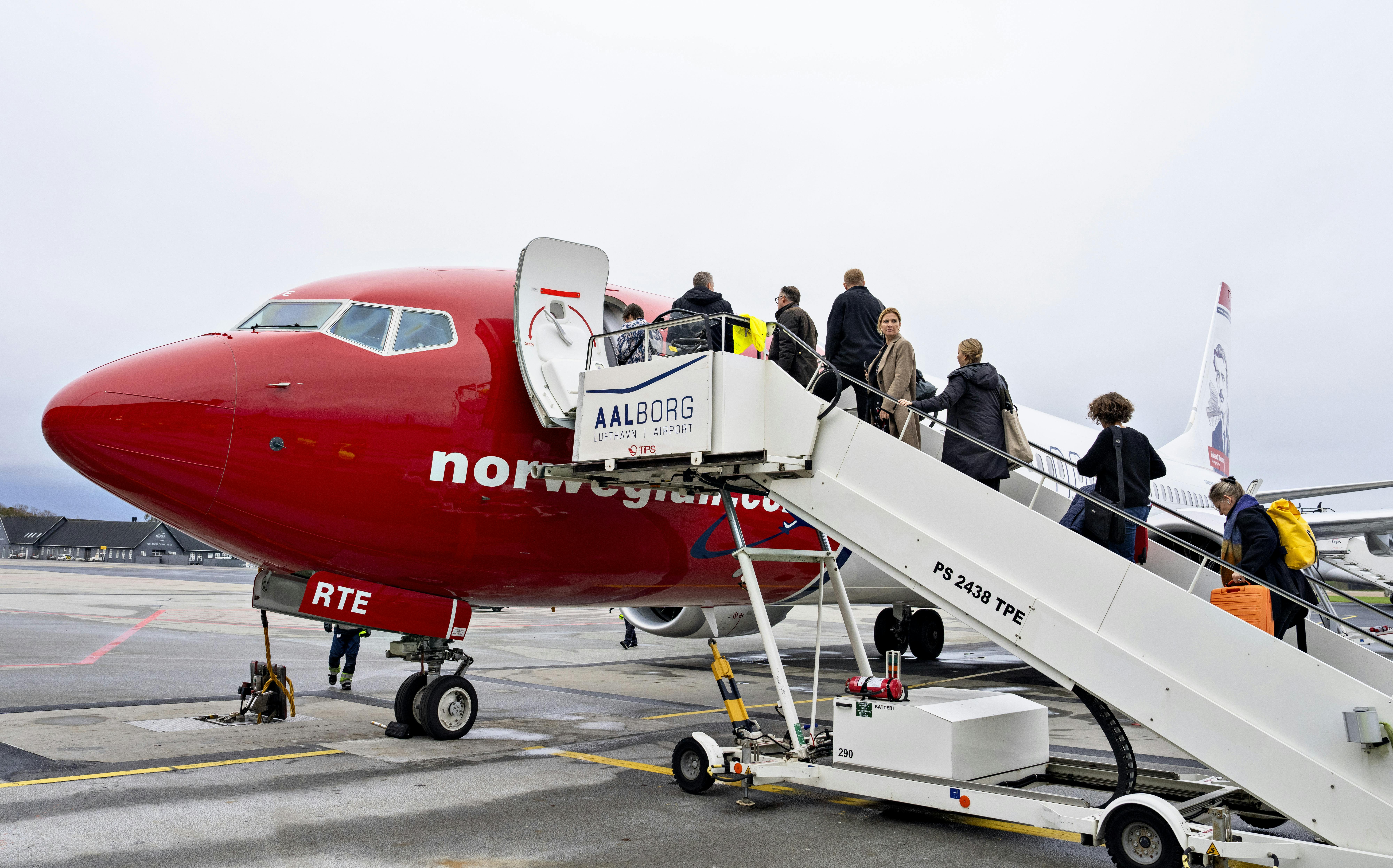 Norwegian har i januar oplevet en mindre fremgang i antallet af passagerer. 