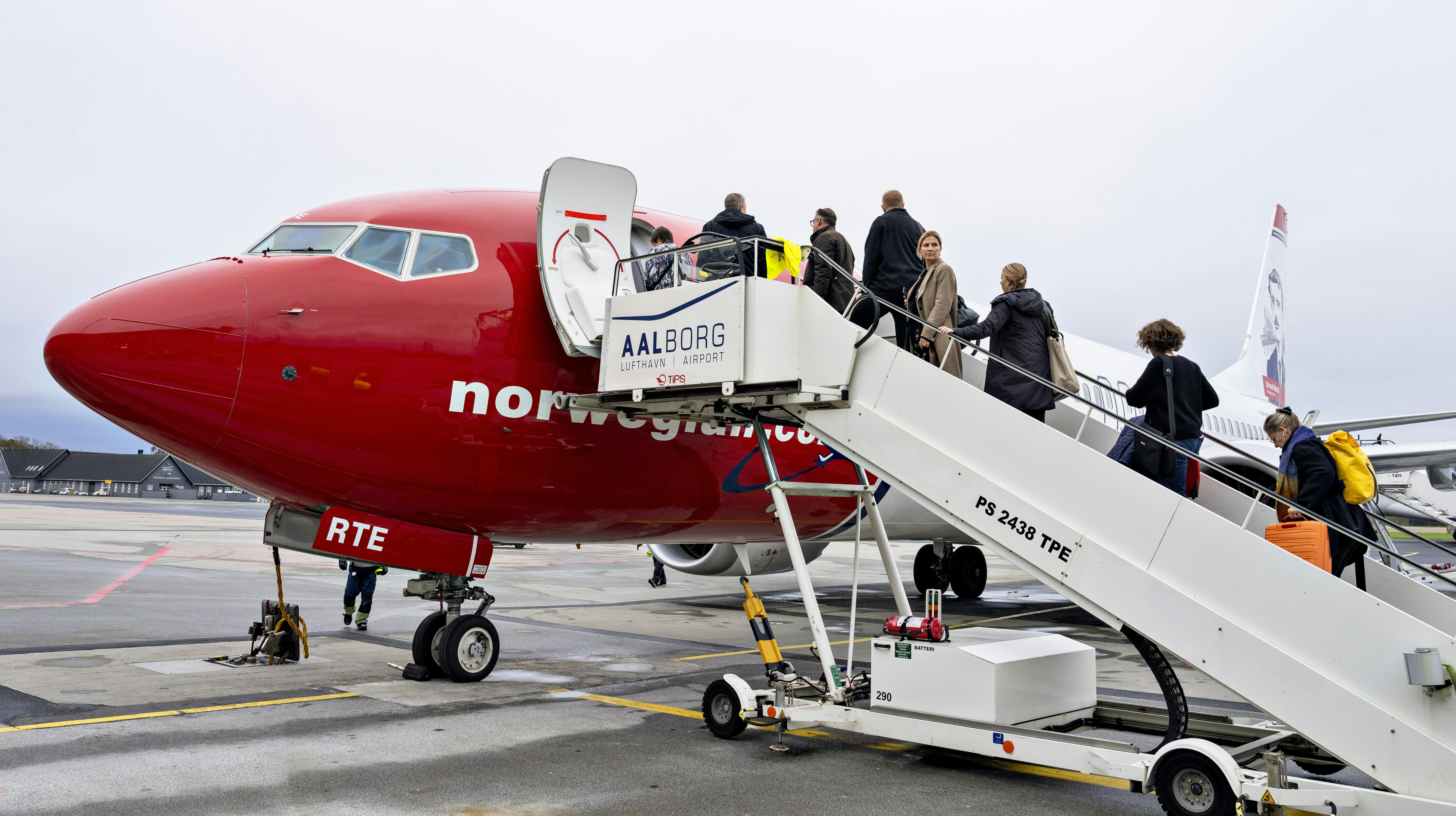 Norwegian har i januar oplevet en mindre fremgang i antallet af passagerer.