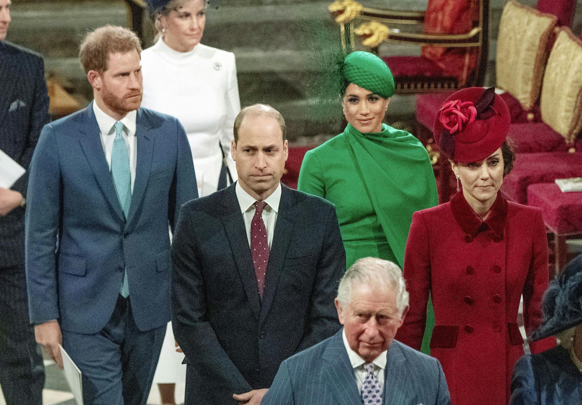 Stemningen har angiveligt aldrig været god mellem William, Harry, Meghan og Kate. Selvom den britiske presse var glade for at kalde dem "The Fab Four". 