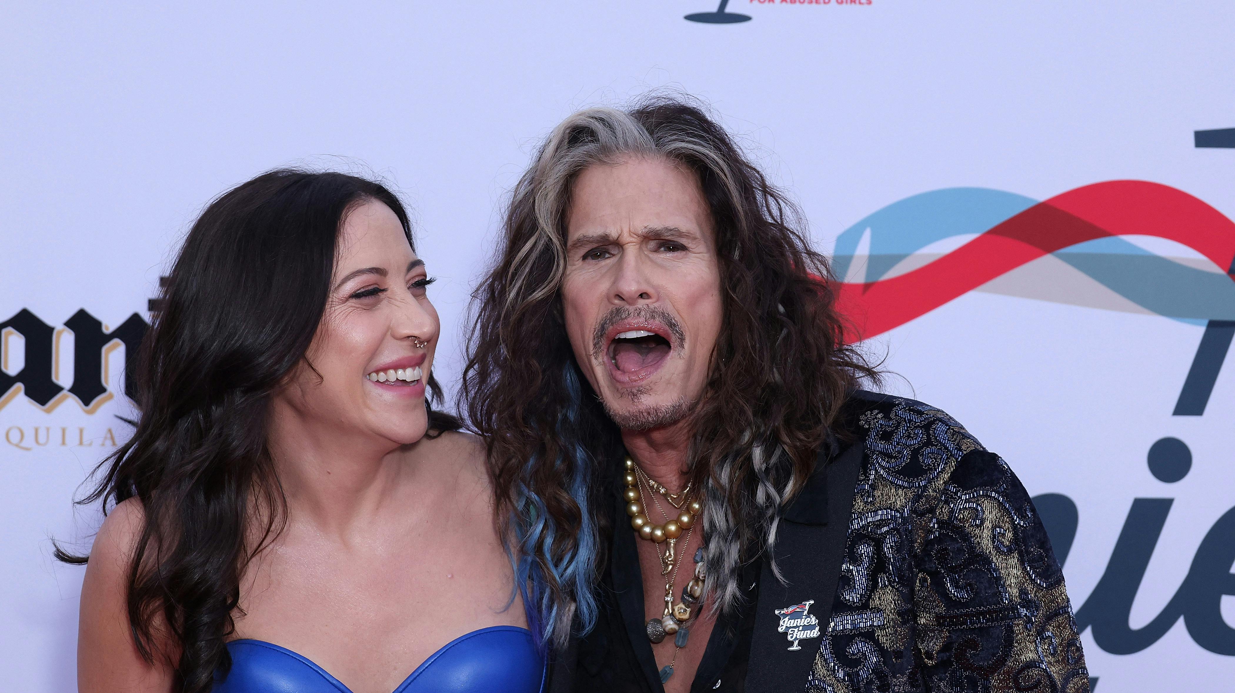 Aimee Preston og Steven Tyler.