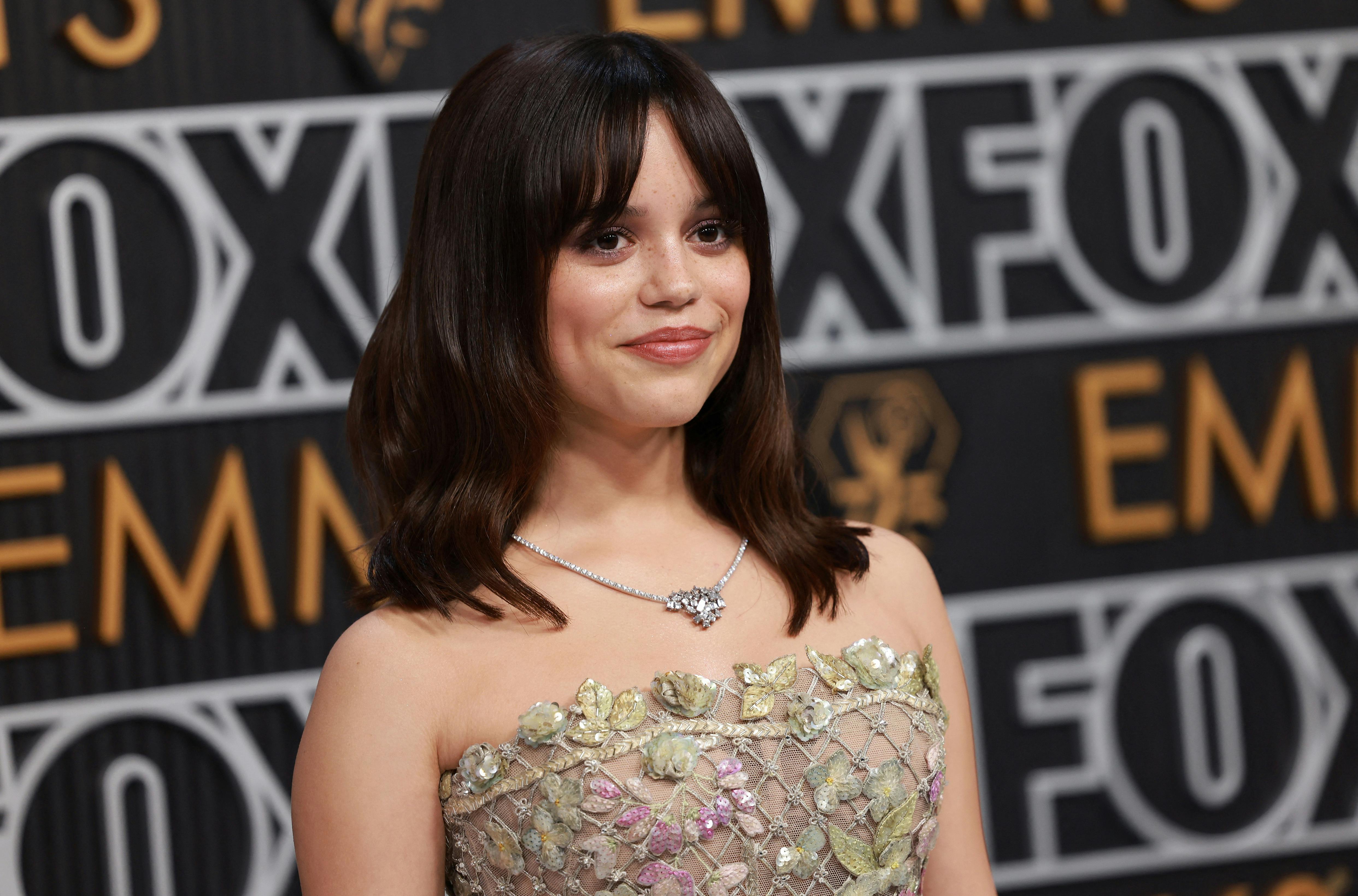 Jenna Ortega attends the 75th Primetime Emmy Awards in Los Angeles, California, U.S. January 15, 2024. REUTERS/Aude Guerrucci