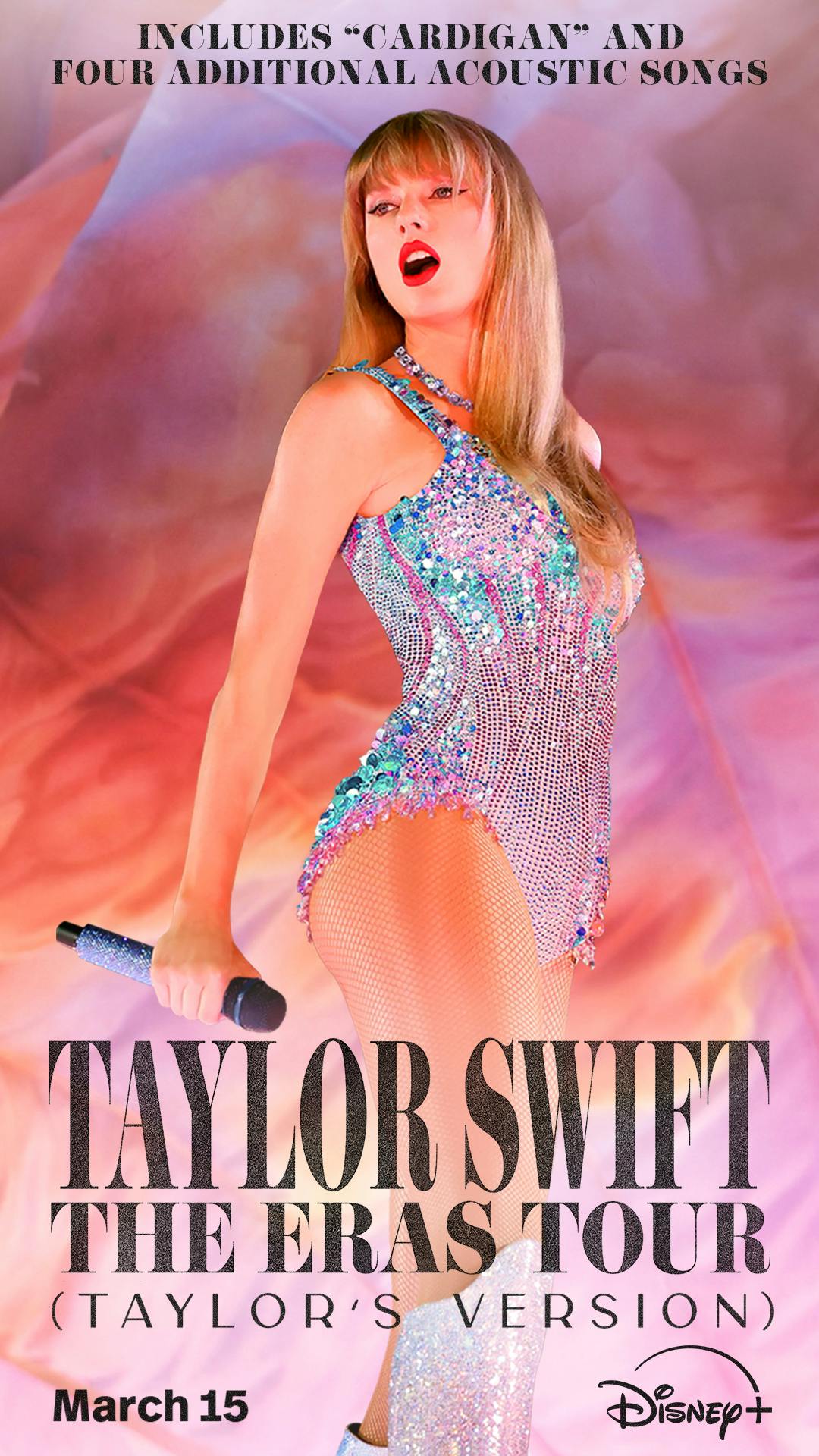 "Taylor Swift | The Eras Tour (Taylor's Version)" kommer snart på Disney+.