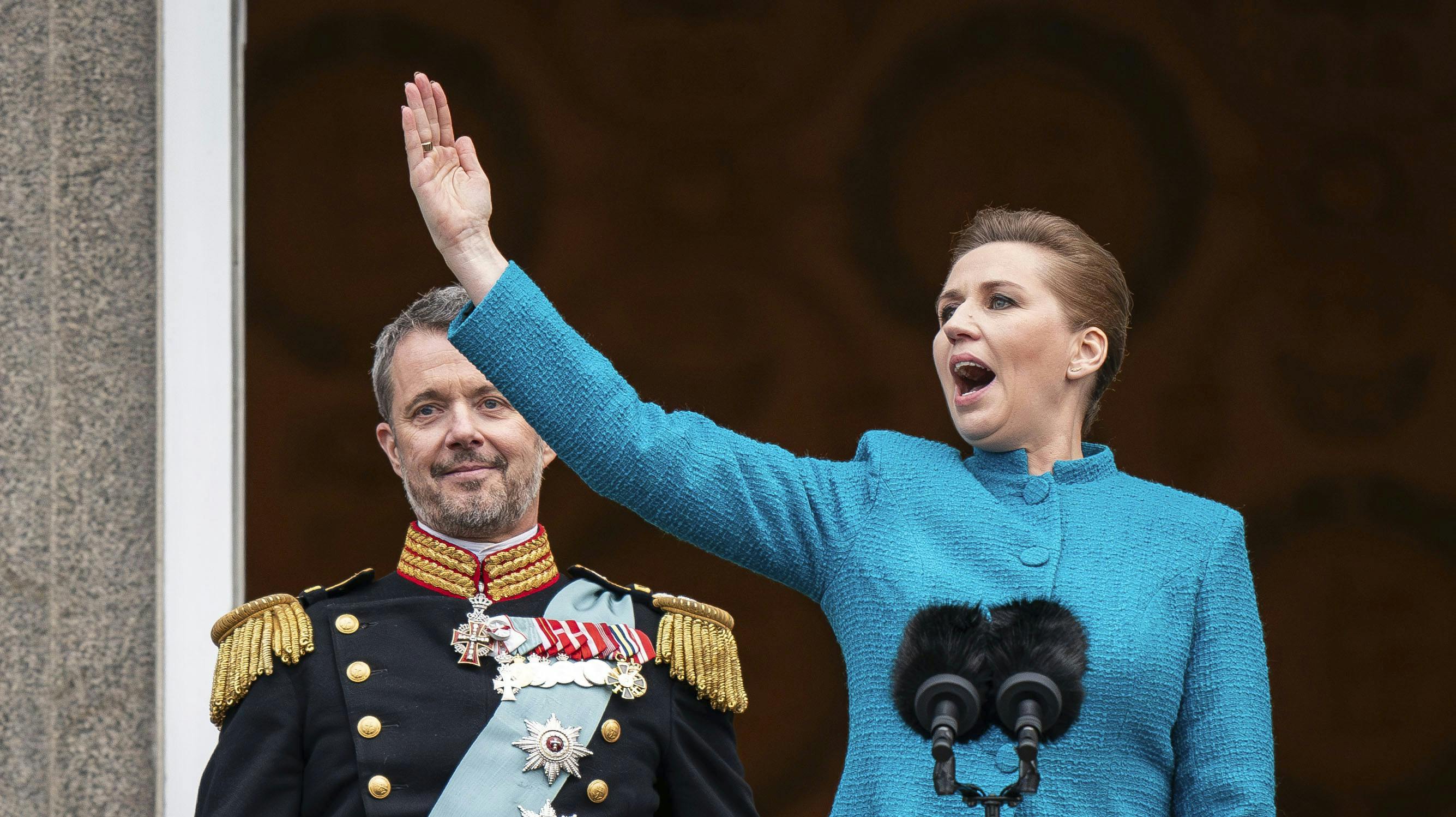 Mette Frederiksen, Kong Frederik