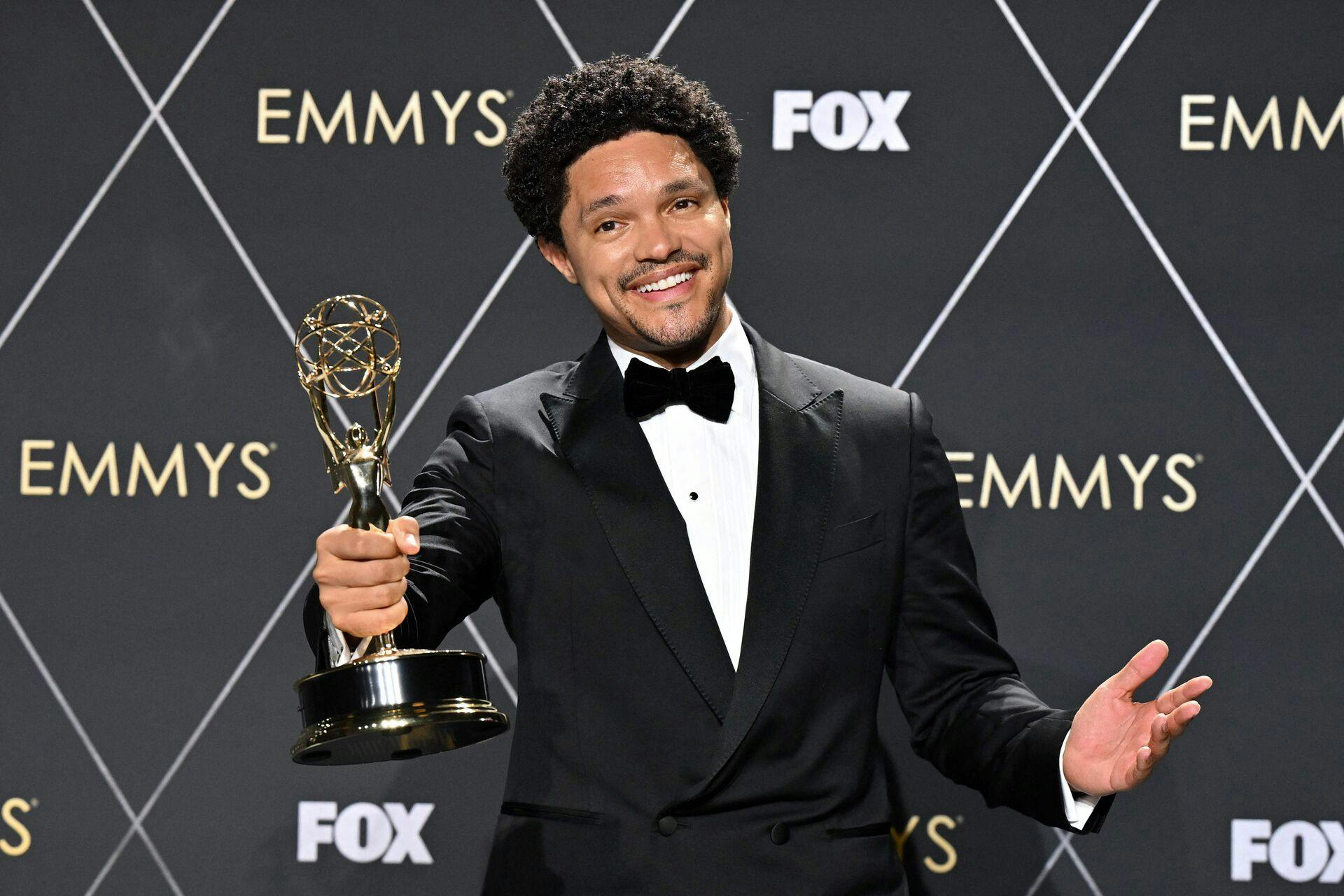 Trevor Noah nåede at vinde en Emmy for sin værtsrolle på "The Daily Show".