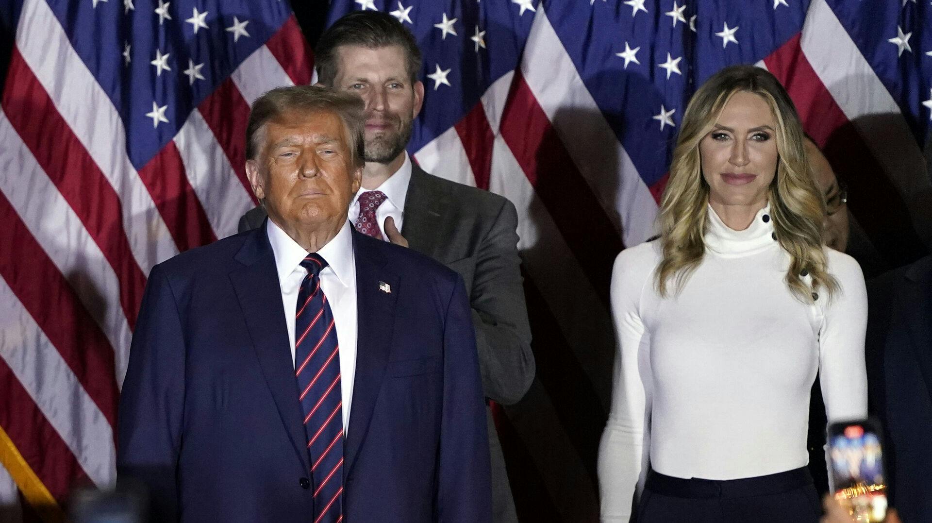 Lara Trump og Donald Trump