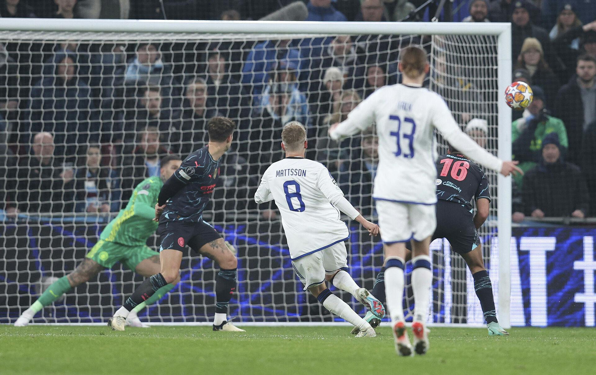 Magnus Mattsson scorede et fabelagtigt mål for FCK i Champions League-kampen mod Manchester City. 