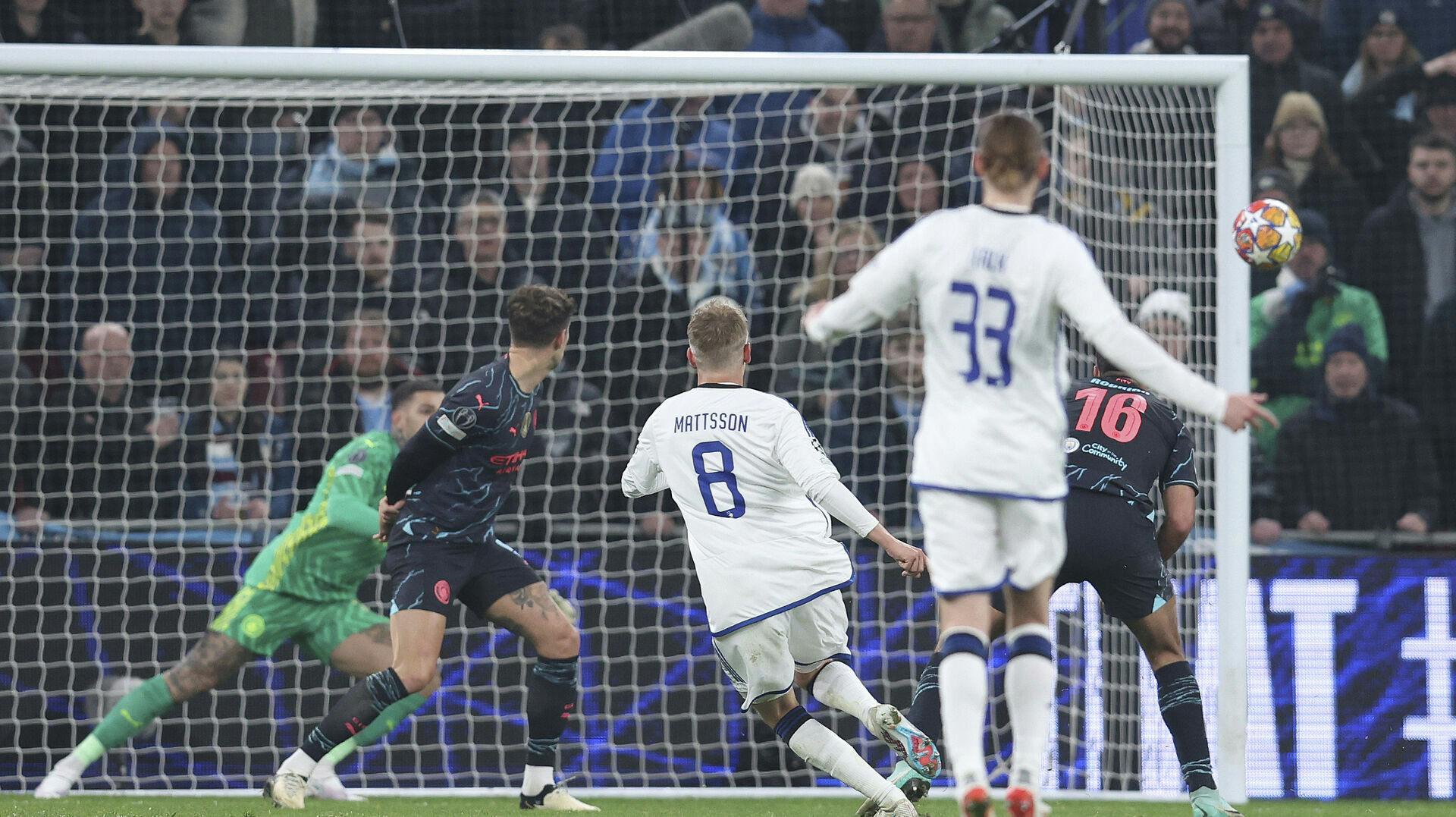 Magnus Mattsson scorede et fabelagtigt mål for FCK i Champions League-kampen mod Manchester City.