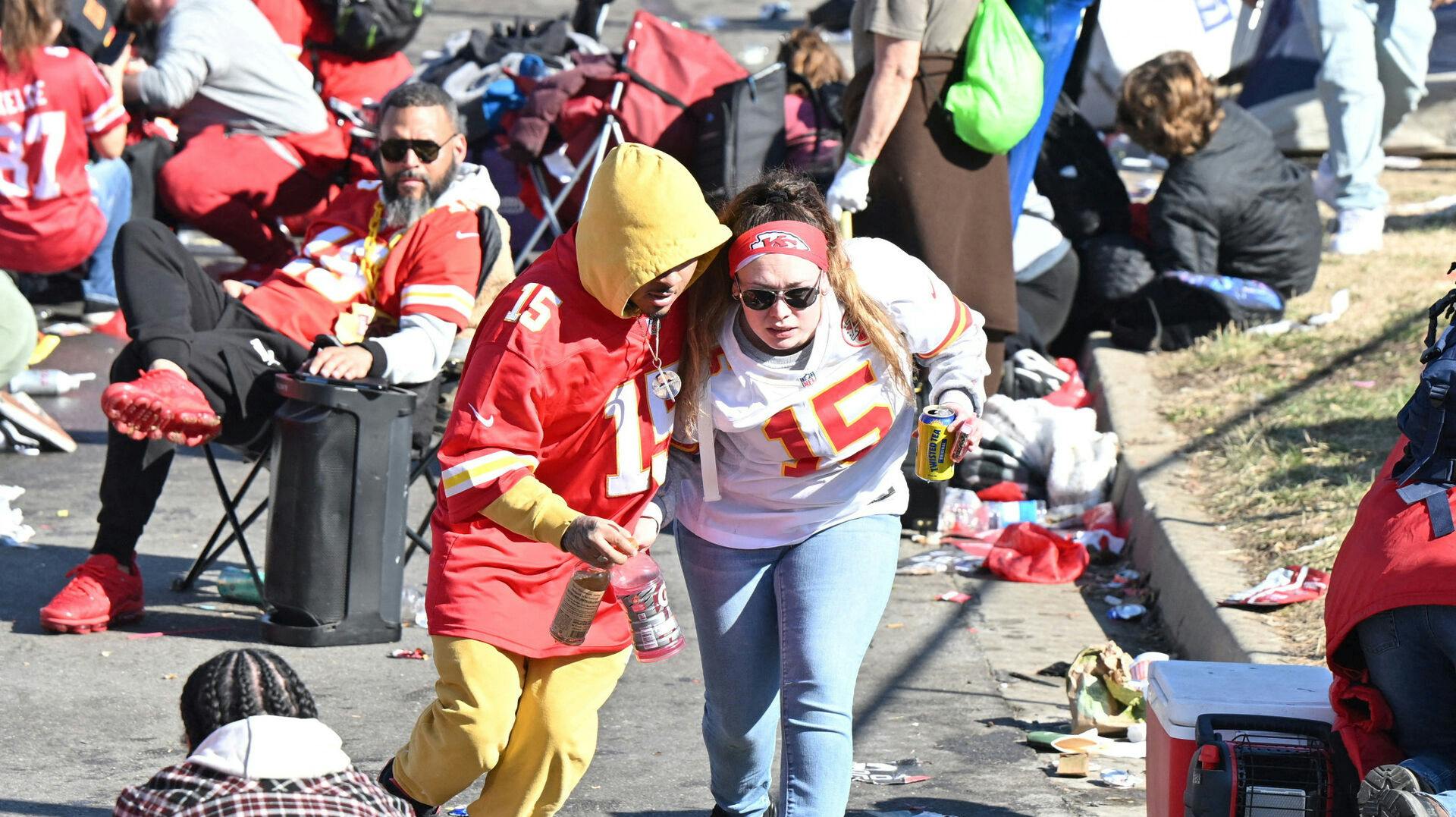 Skyderi under Super Bowl-fejring