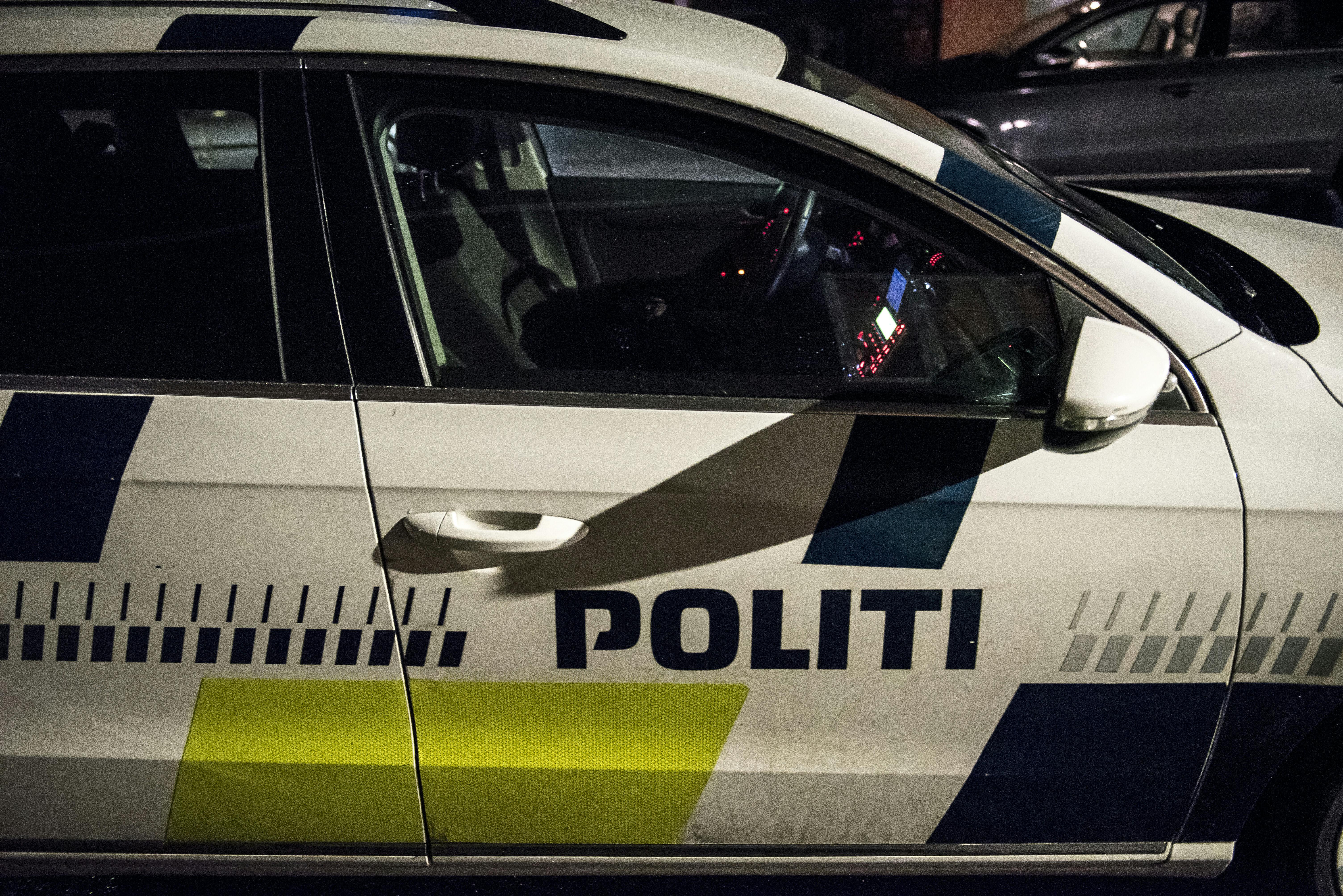 Midt- og Vestsjællands politi afholder razzia i og omkring Kalundborg natten mellem fredag den 14. december og lørdag den 15. december 2018.. (Foto: Mads Claus Rasmussen/Ritzau Scanpix)
