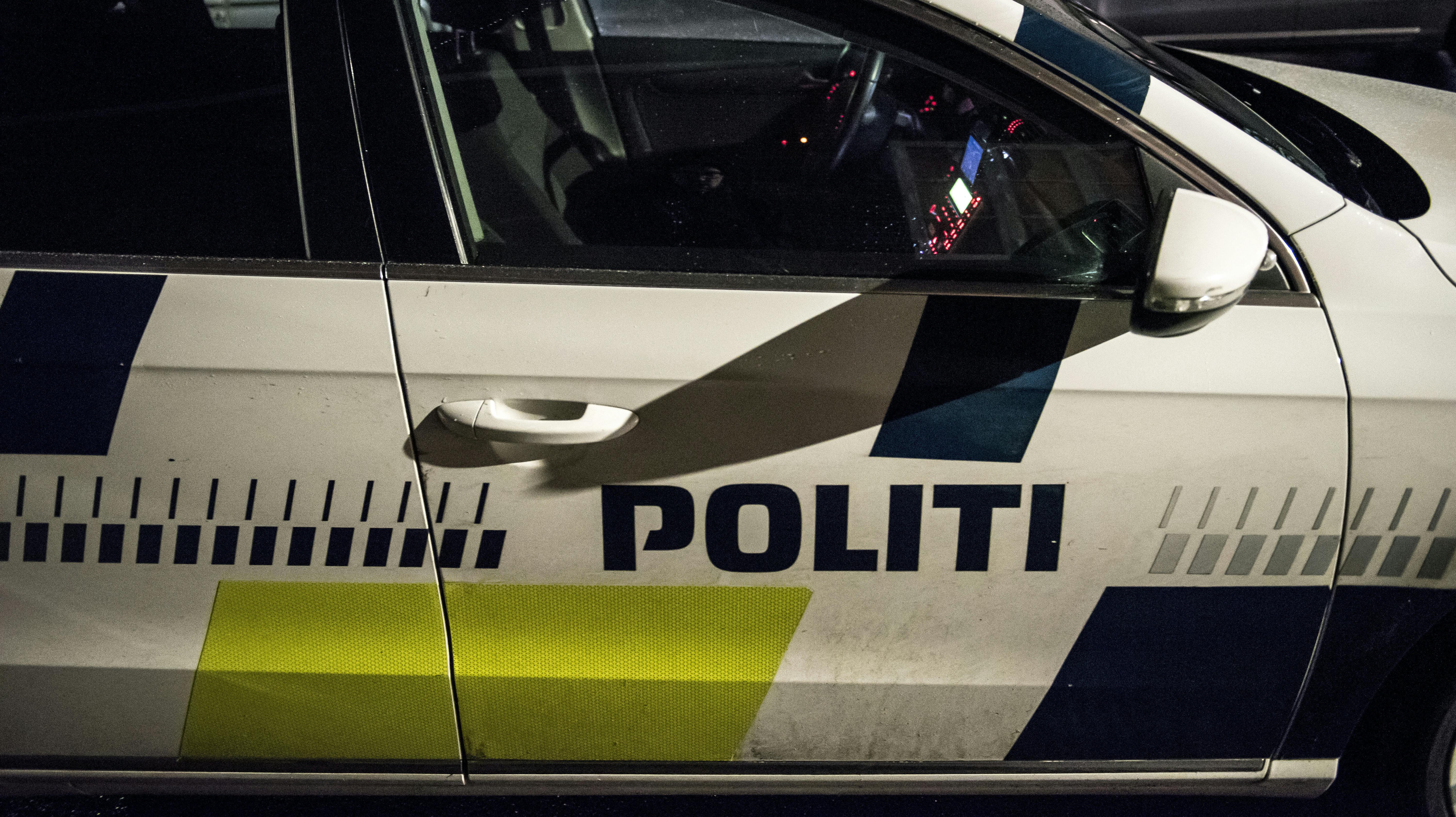 Midt- og Vestsjællands politi afholder razzia i og omkring Kalundborg natten mellem fredag den 14. december og lørdag den 15. december 2018.. (Foto: Mads Claus Rasmussen/Ritzau Scanpix)