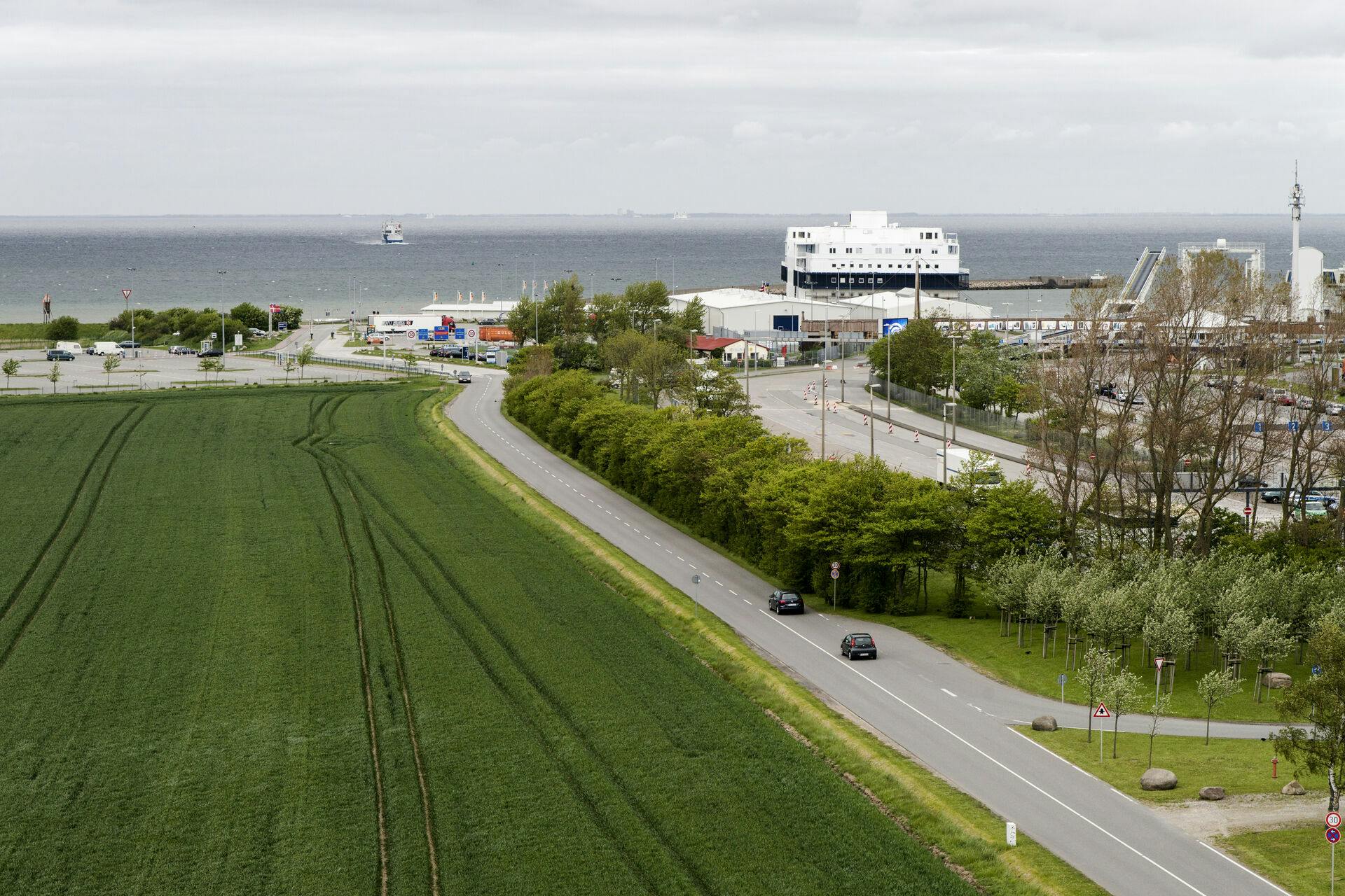 En 40-årig mand er blevet udvist af Danmark, efter han blandt andet blottede sig for to piger på Rødbyhavn (på billedet red.).