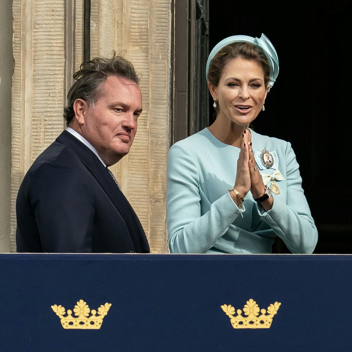 Prinsesse Madeleine, 41, ses her med ægtemanden Chris O'Neill, 49.