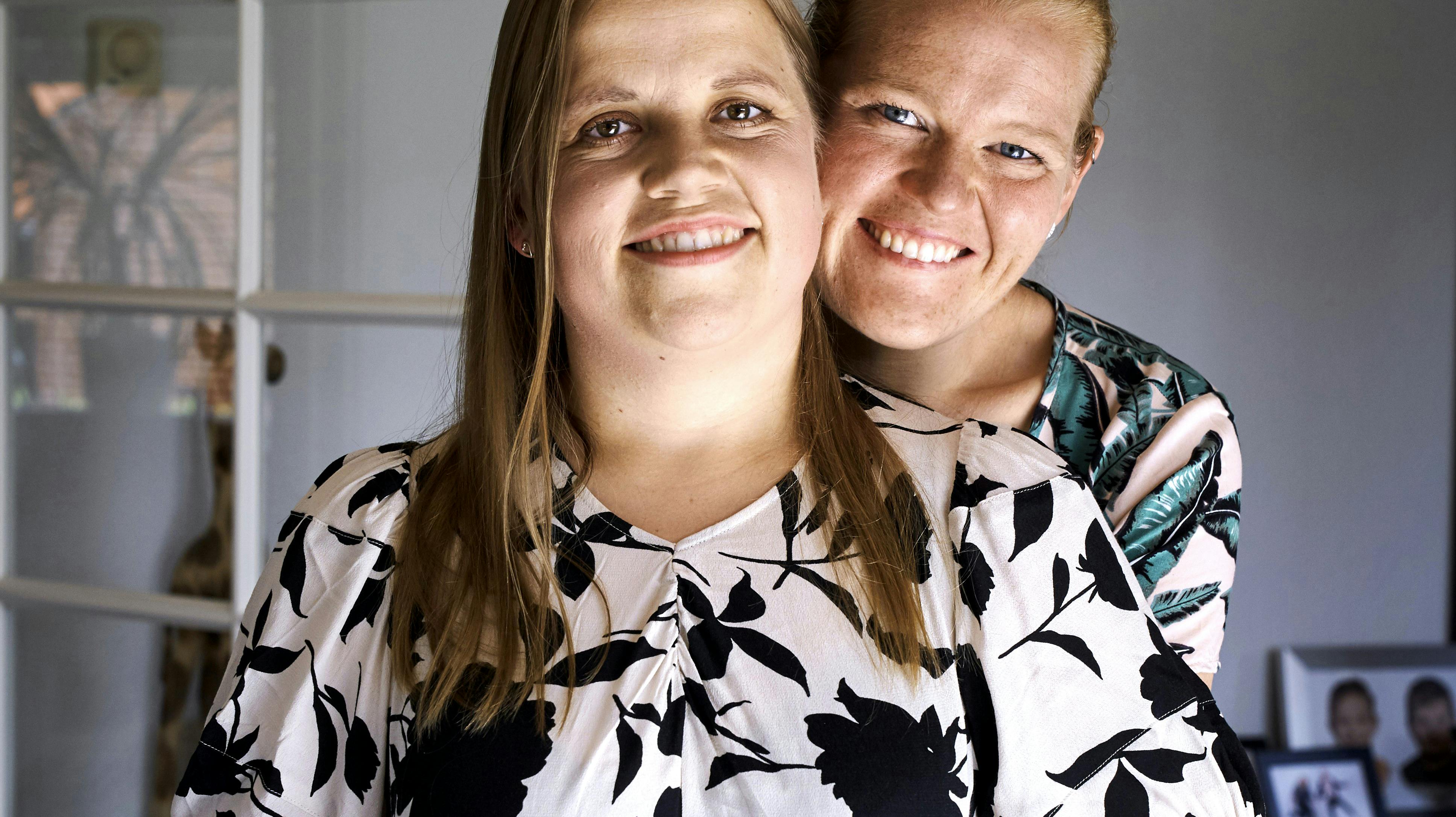 Tina og Isabel blev landskendte, da de deltog i DR-programmet "Fede Forhold".