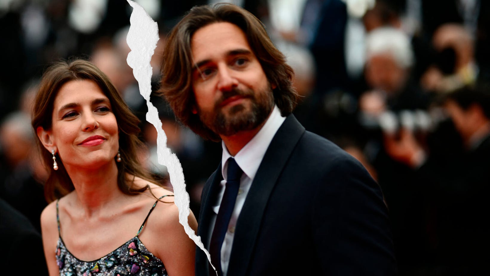 Charlotte af Monaco og Dimitri Rassam til Cannes Film Festival i 2023.