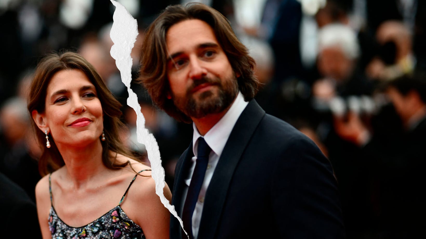 Charlotte af Monaco og Dimitri Rassam til Cannes Film Festival i 2023.