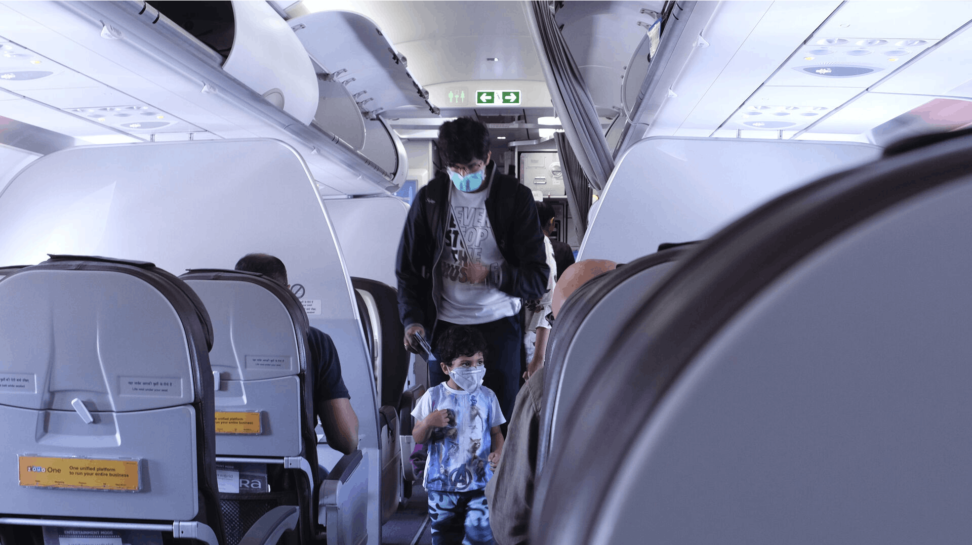 En rotte har skabt kaos på et fly i Sri Lanka. 