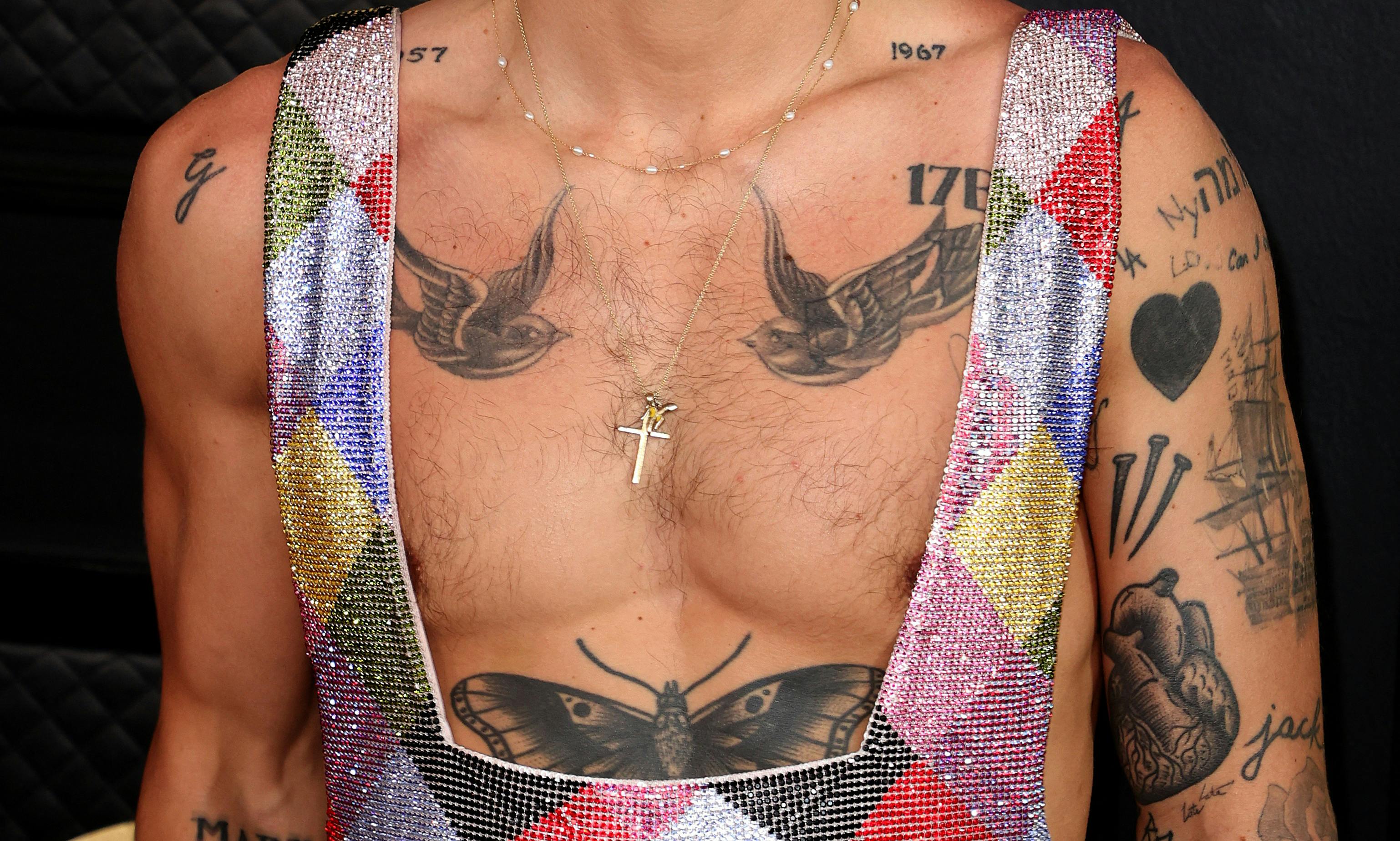 Harry Styles attends the 65th Annual Grammy Awards in Los Angeles, California, U.S., February 5, 2023. REUTERS/David Swanson