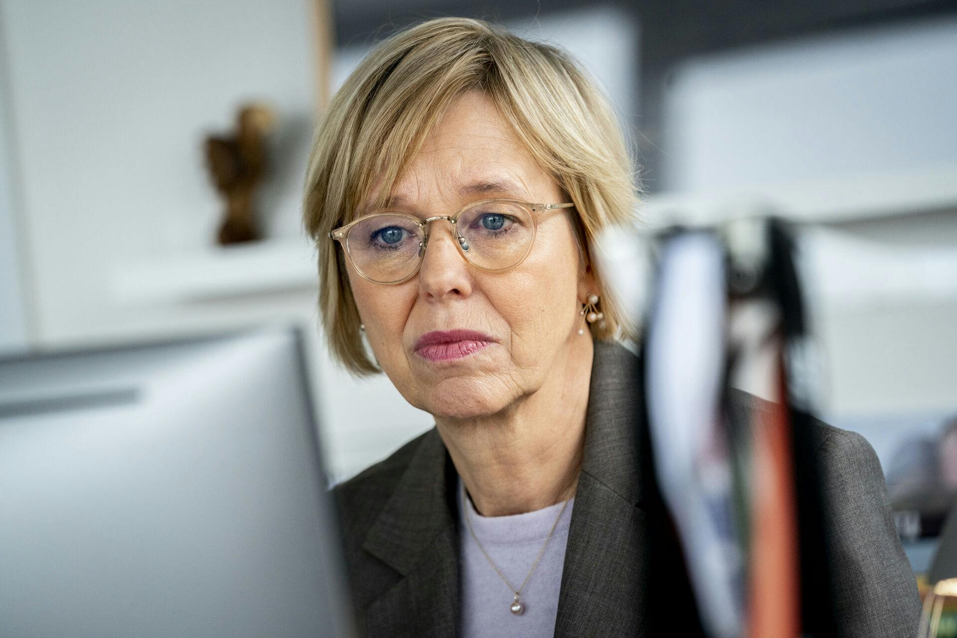 TV2s nyhedsdirektør Ulla Pors på Teglholmen i København mandag den 20. februar 2023.. (Foto: Ida Marie Odgaard/Ritzau Scanpix)