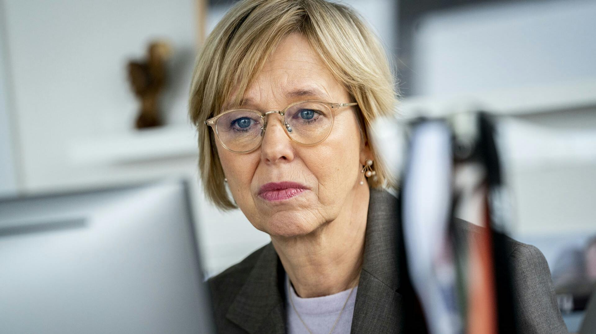 TV2s nyhedsdirektør Ulla Pors på Teglholmen i København mandag den 20. februar 2023.. (Foto: Ida Marie Odgaard/Ritzau Scanpix)