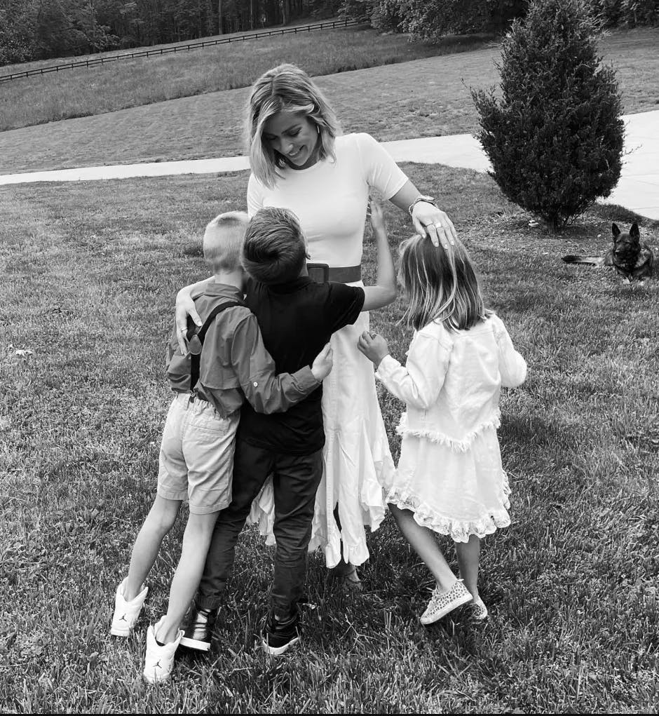 Kristin Cavallari med sine tre børn, som hun deler med eksmanden Jay Cutler.