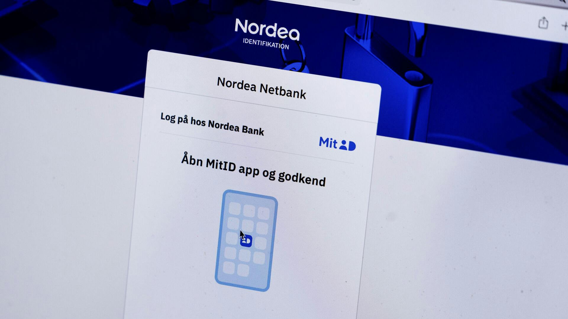 MitID logo, onsdag den 16. februar 2022.