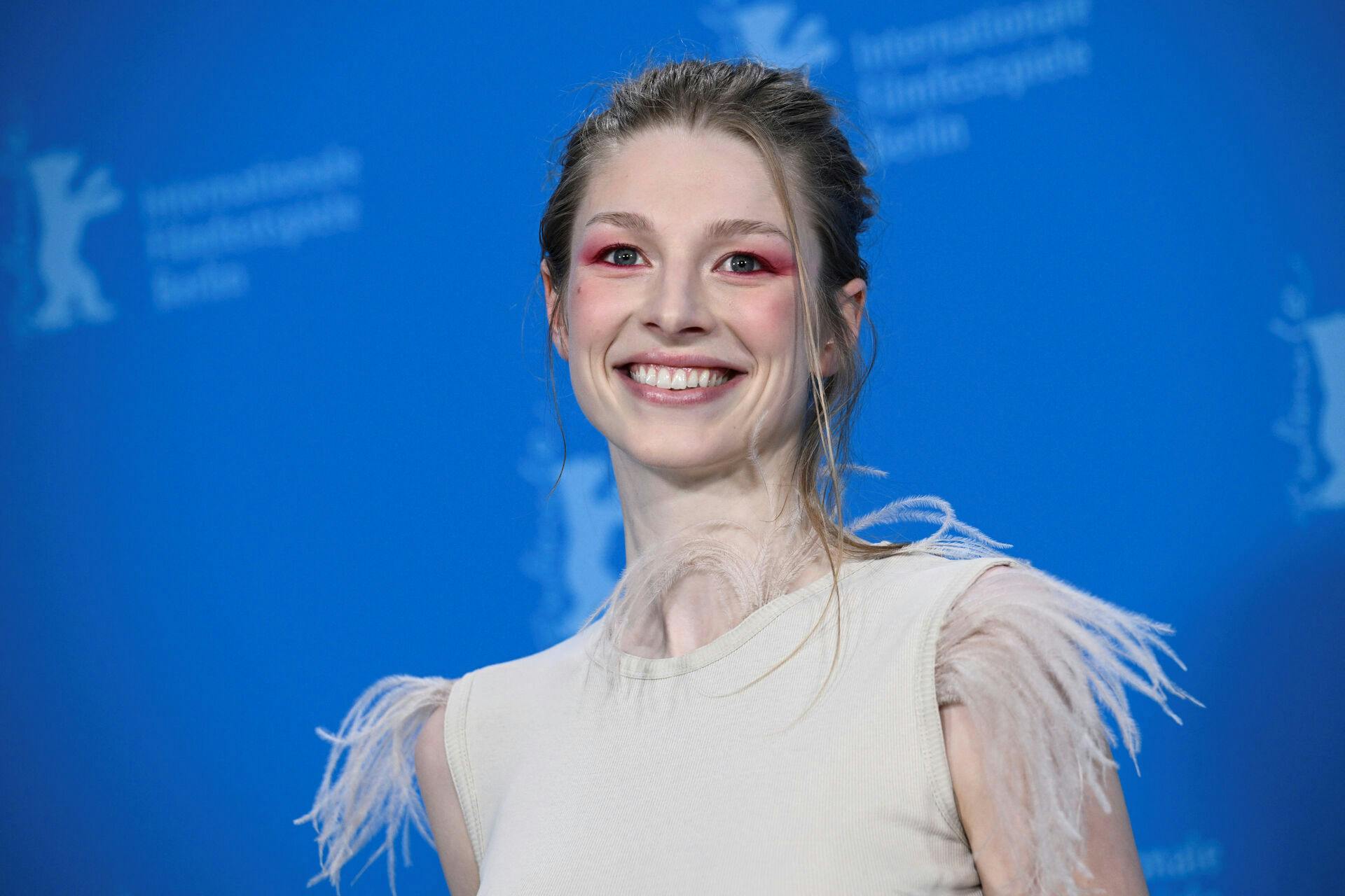 Cast member Hunter Schafer attends a photocall to promote the movie "Cuckoo" at the 74th Berlinale International Film Festival in Berlin, Germany, February 16, 2024. REUTERS/Annegret Hilse
