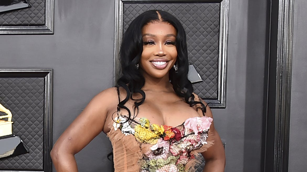 SZA vandt en Grammy for Bedste r'n'b-sang ved det 66'ende Grammy-show i Los Angeles 4. februar 2024. Hun modtog prisen for sangen "Snooze". (Arkivfoto)