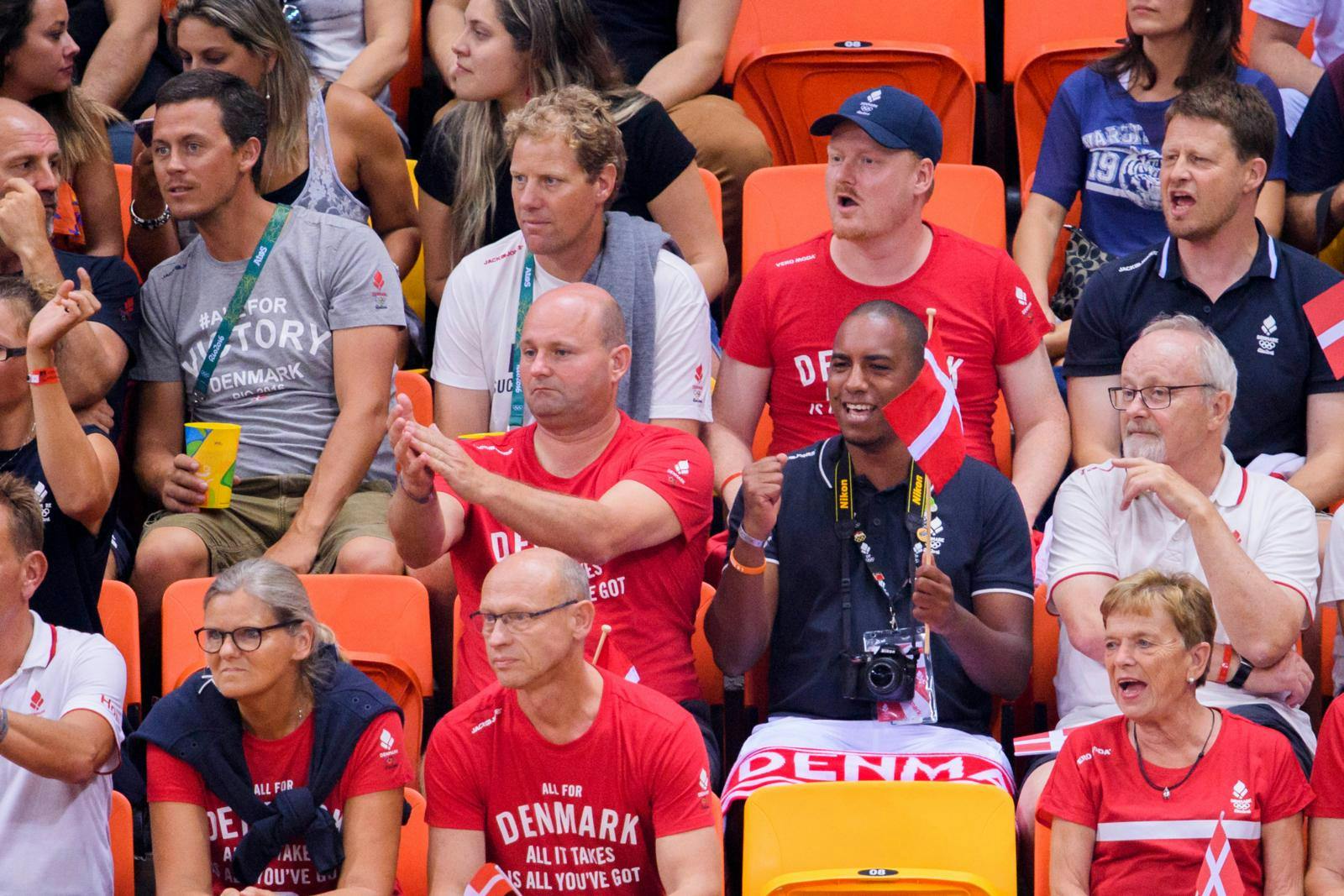 En privat stund under OL i Rio i 2016, mens kærligheden var helt frisk.