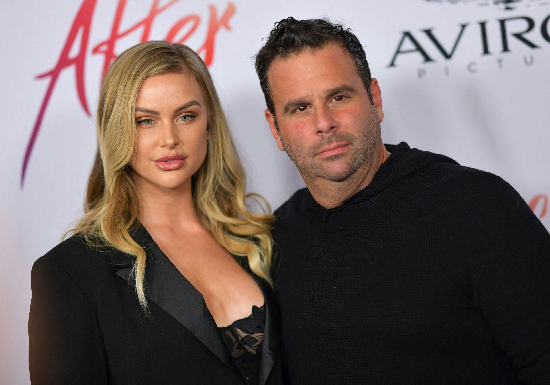 US model Lala Kent (L) and US producer Randall Emmett arrive for the premiere of "After" at the Grove on April 8, 2019 in Los Angeles. Chris Delmas / AFP