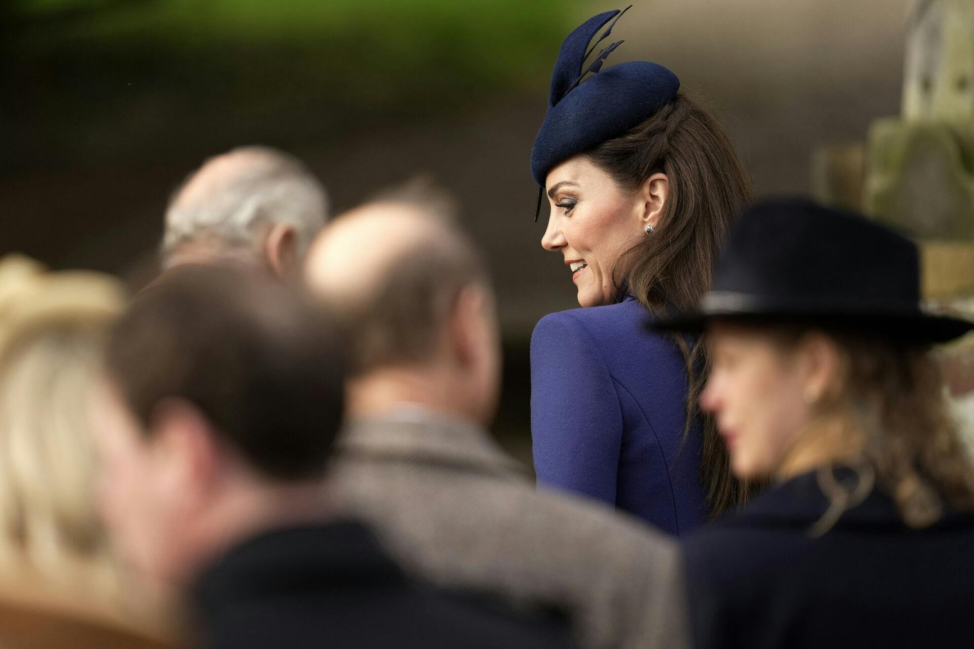 Englands prinsesse Kate er sidst blevet set i forbindelse med en julegudstjeneste i selskab med resten af den royale familie.