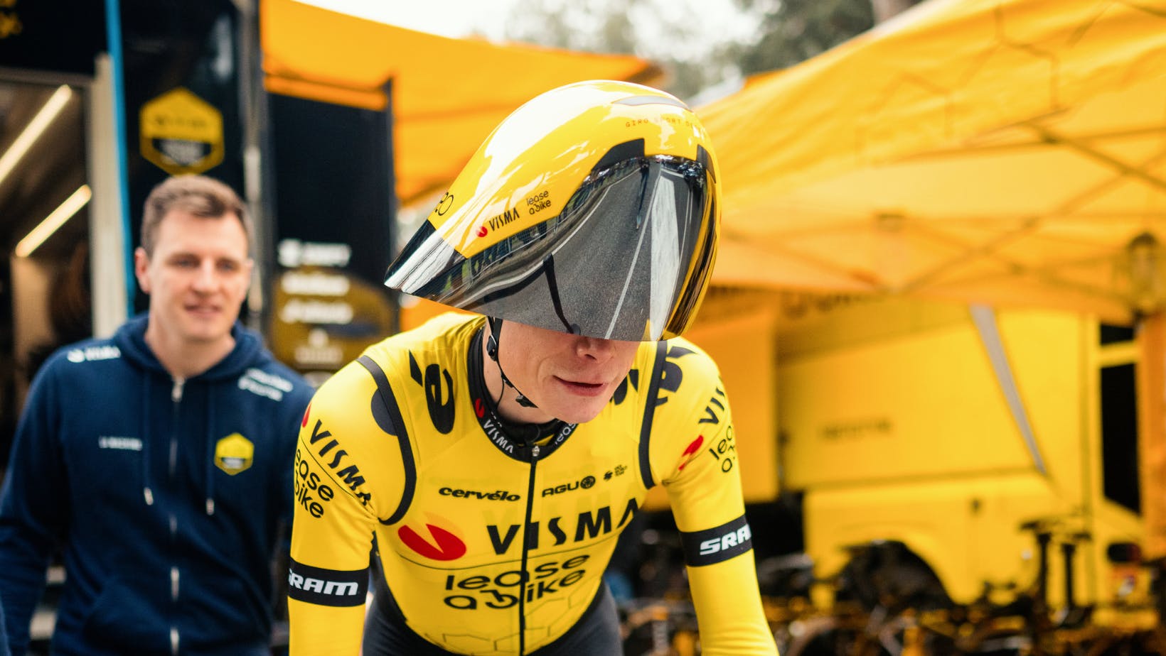 Jonas Vingegaards nyeste hjelm skiller sig lidt ud.&nbsp;