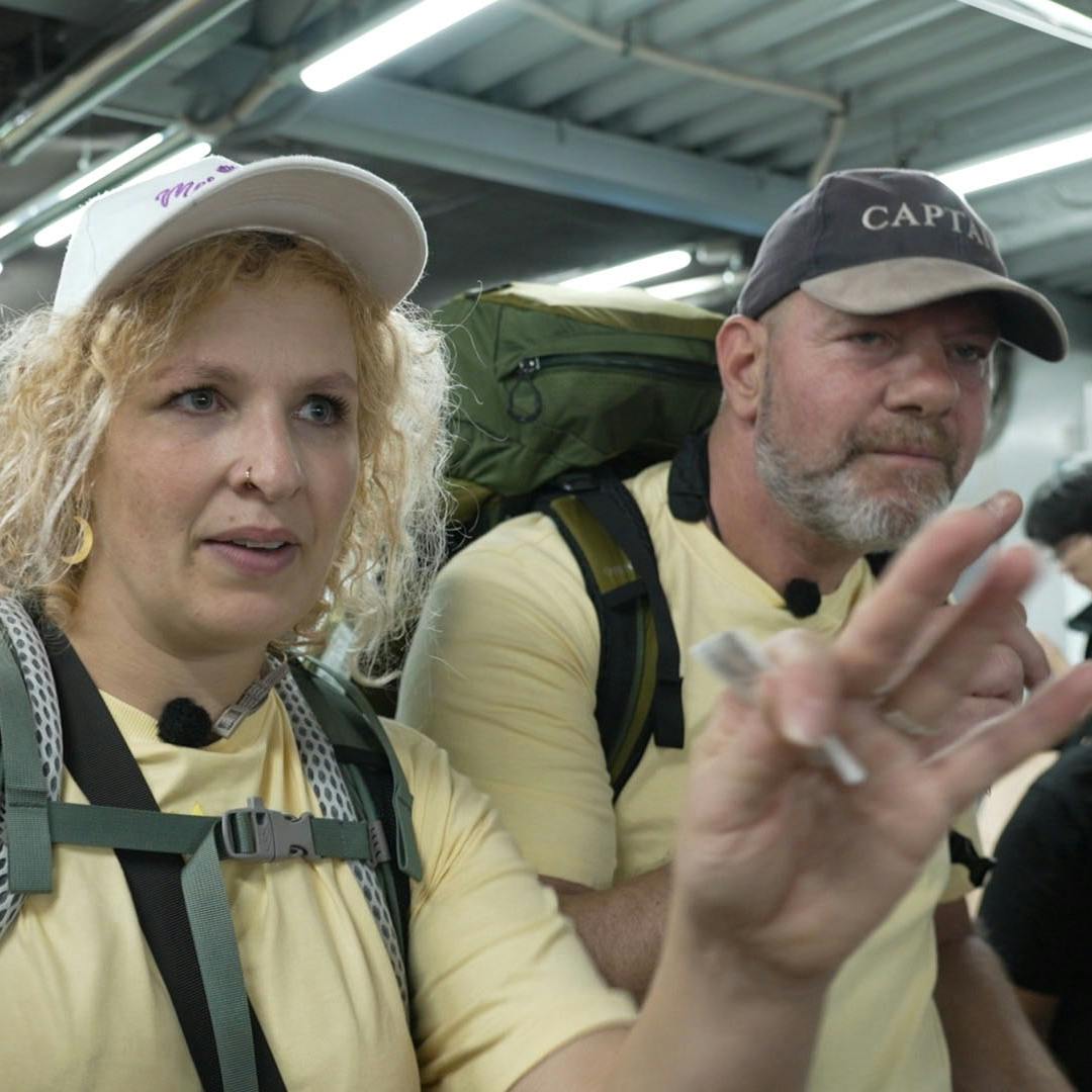 Mette og Michael fra Gult hold i Tokyo.