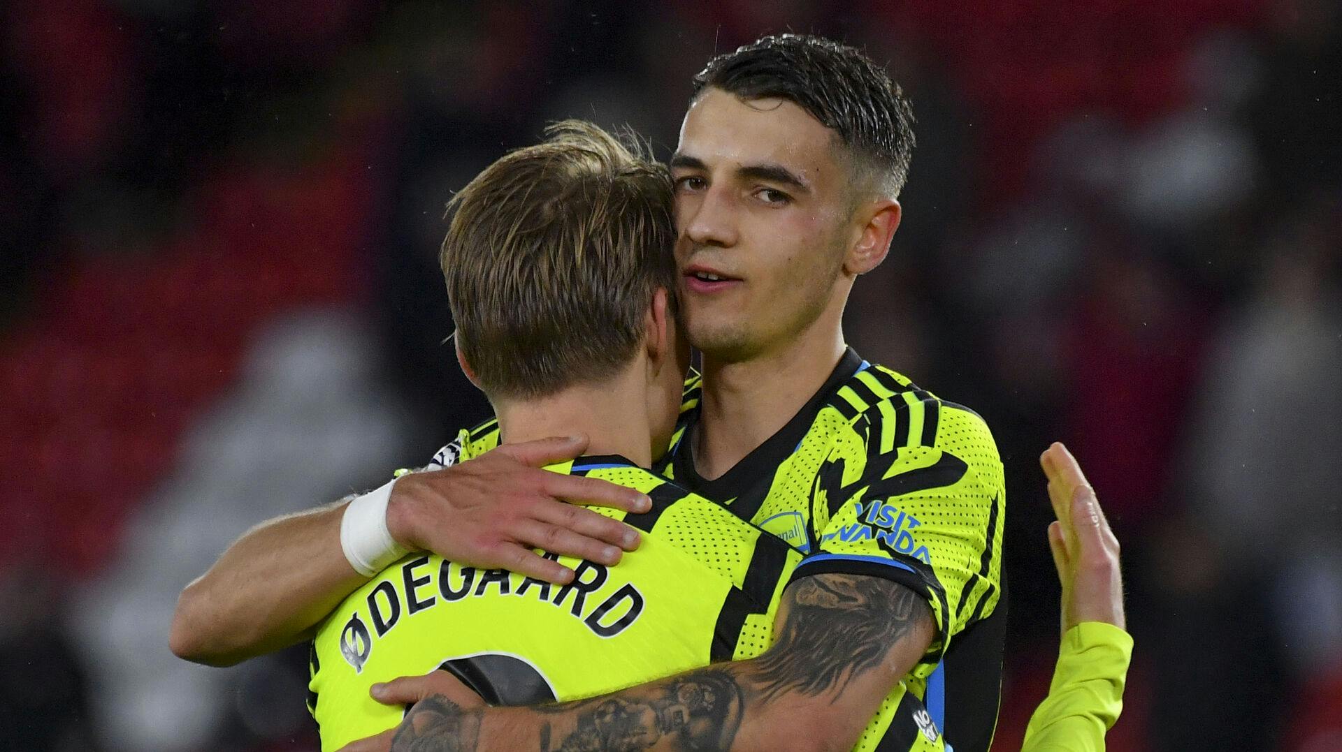 Der er virkeligt noget at fejre for både spillere og fans i Arsenal.