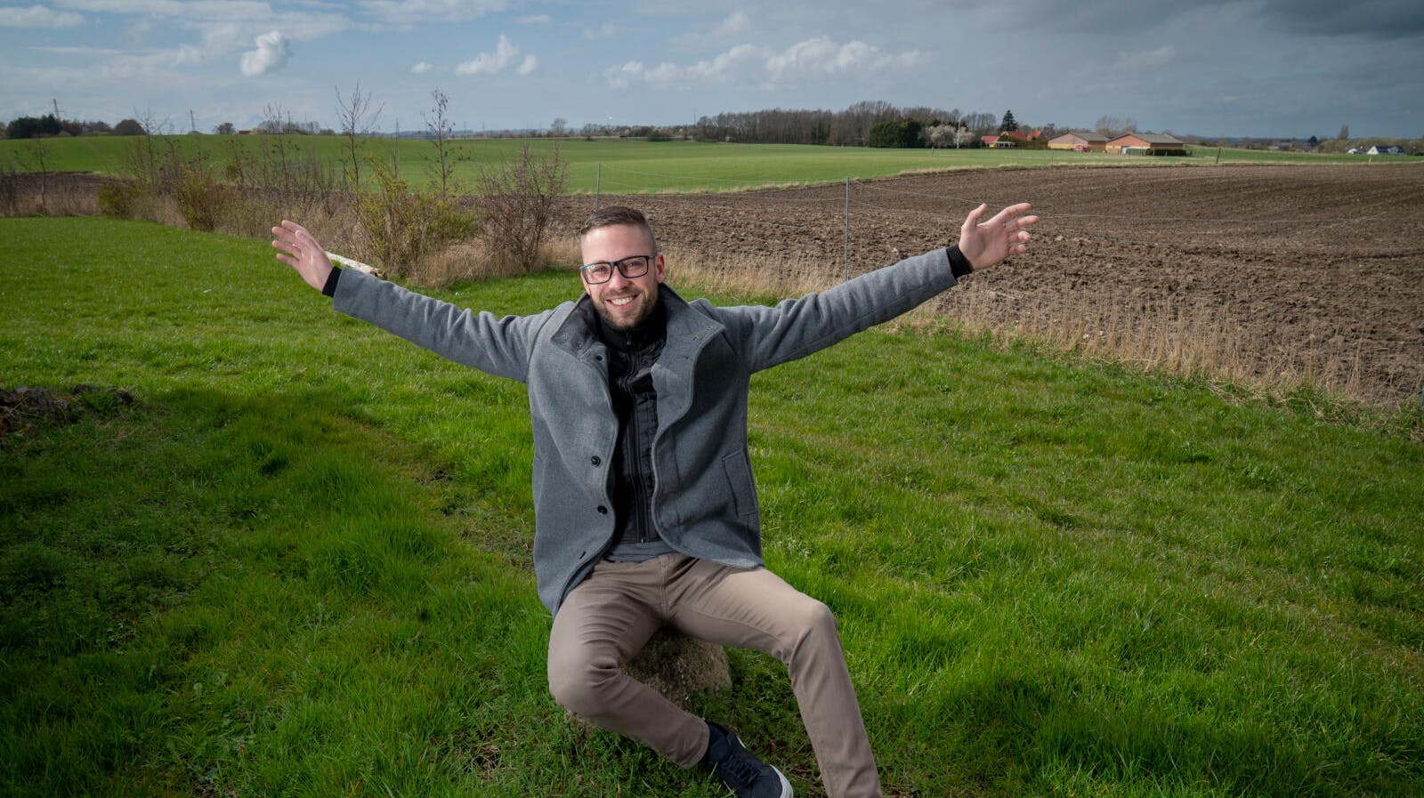 Andreas Sørensen, 29, fra sidste års udgave af ”Kærlighed hvor kragerne vender” har fundet kærligheden – og nu skal de også bo sammen.