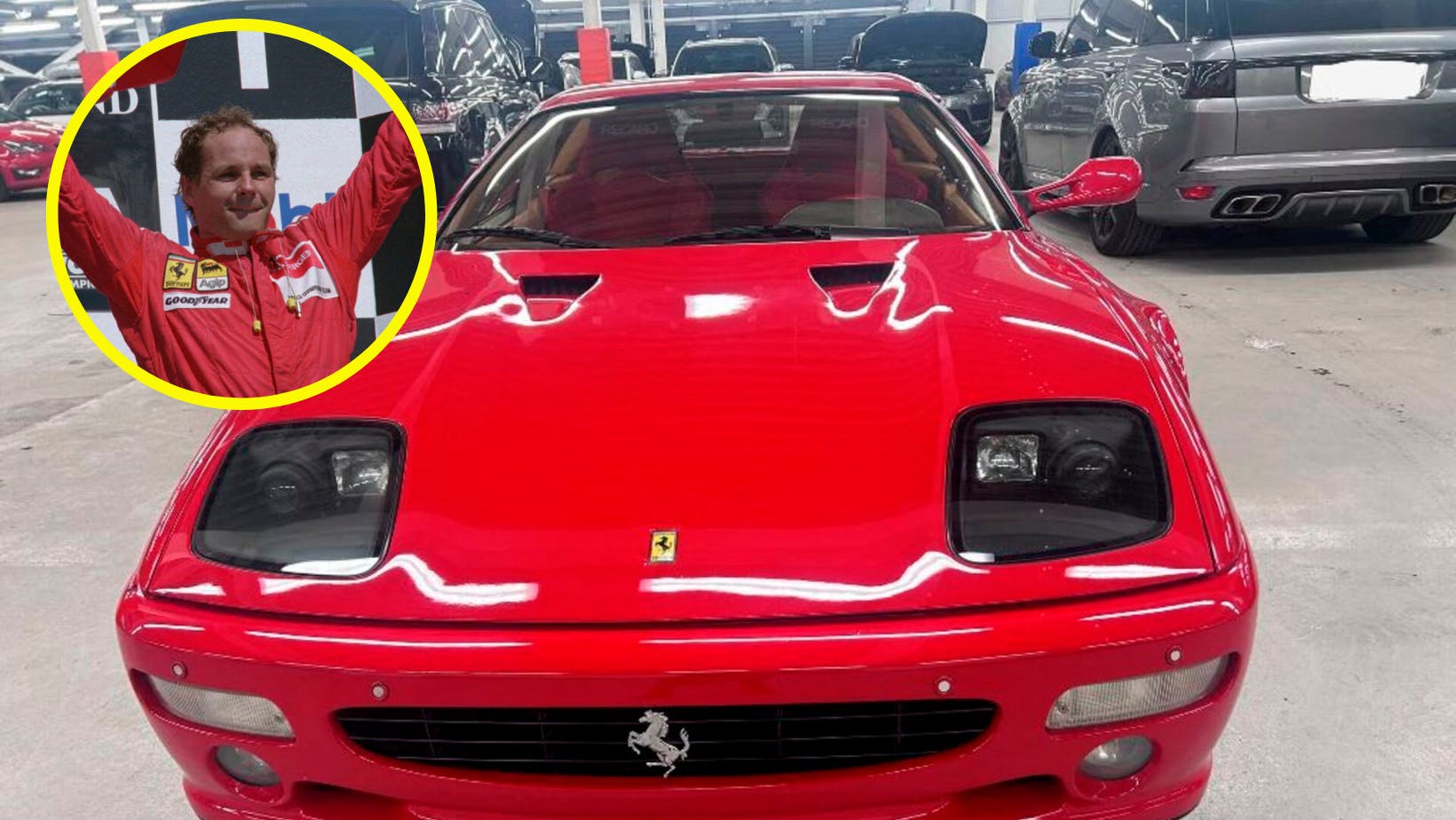 Gerhard Bergers stjålede Ferrari er fundet.&nbsp;