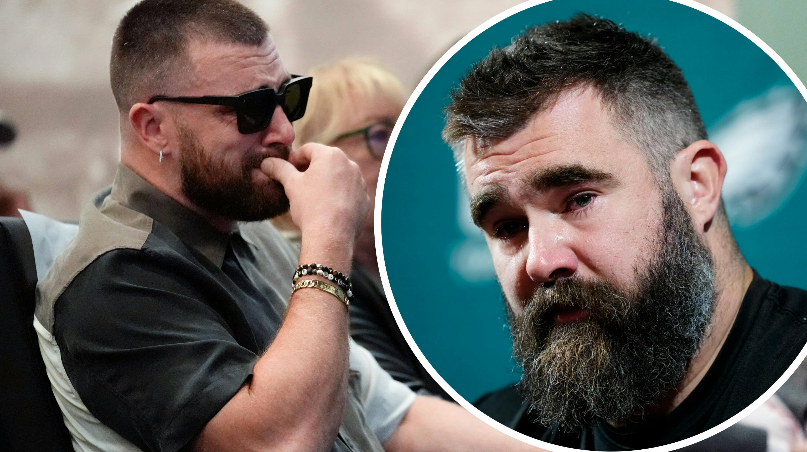 Storebrors tale var meget rørende for Travis Kelce.