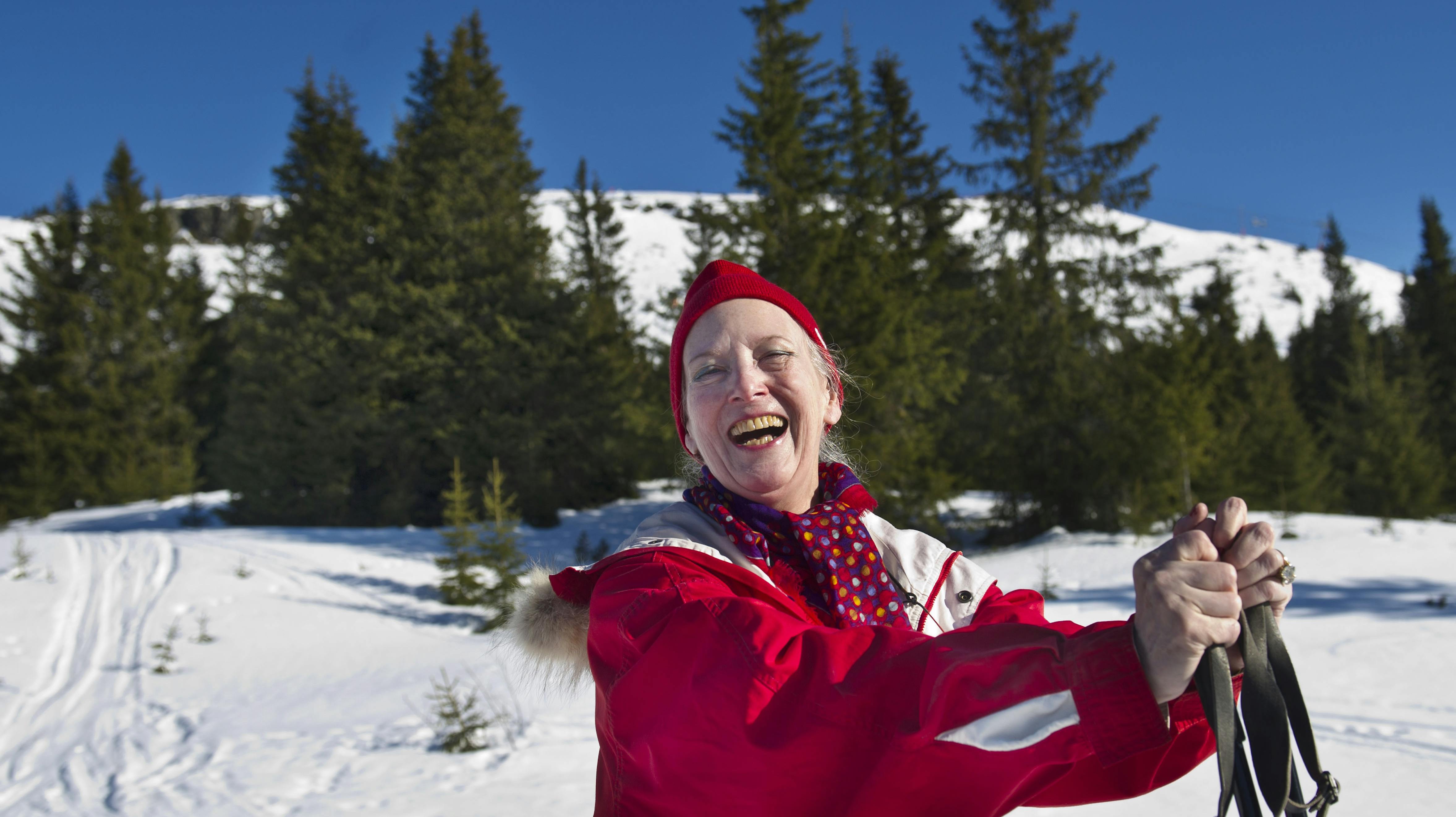 Tidligere stod Margrethe på ski i Norge, men skavankerne har sat en stopper for det.
