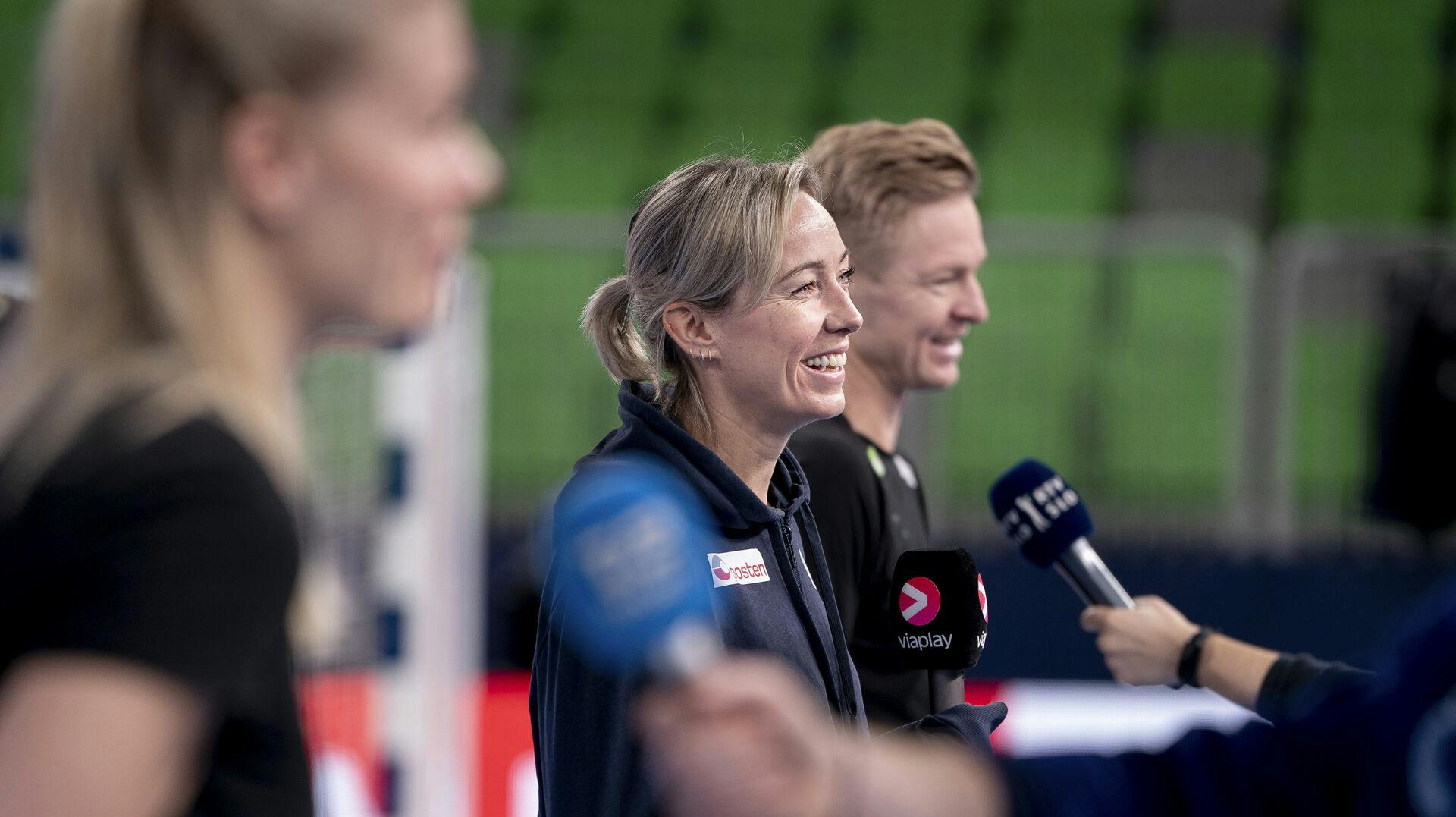 Katrine Lunde er ved godt mod efter gårsdagens dramatiske hændelse. 