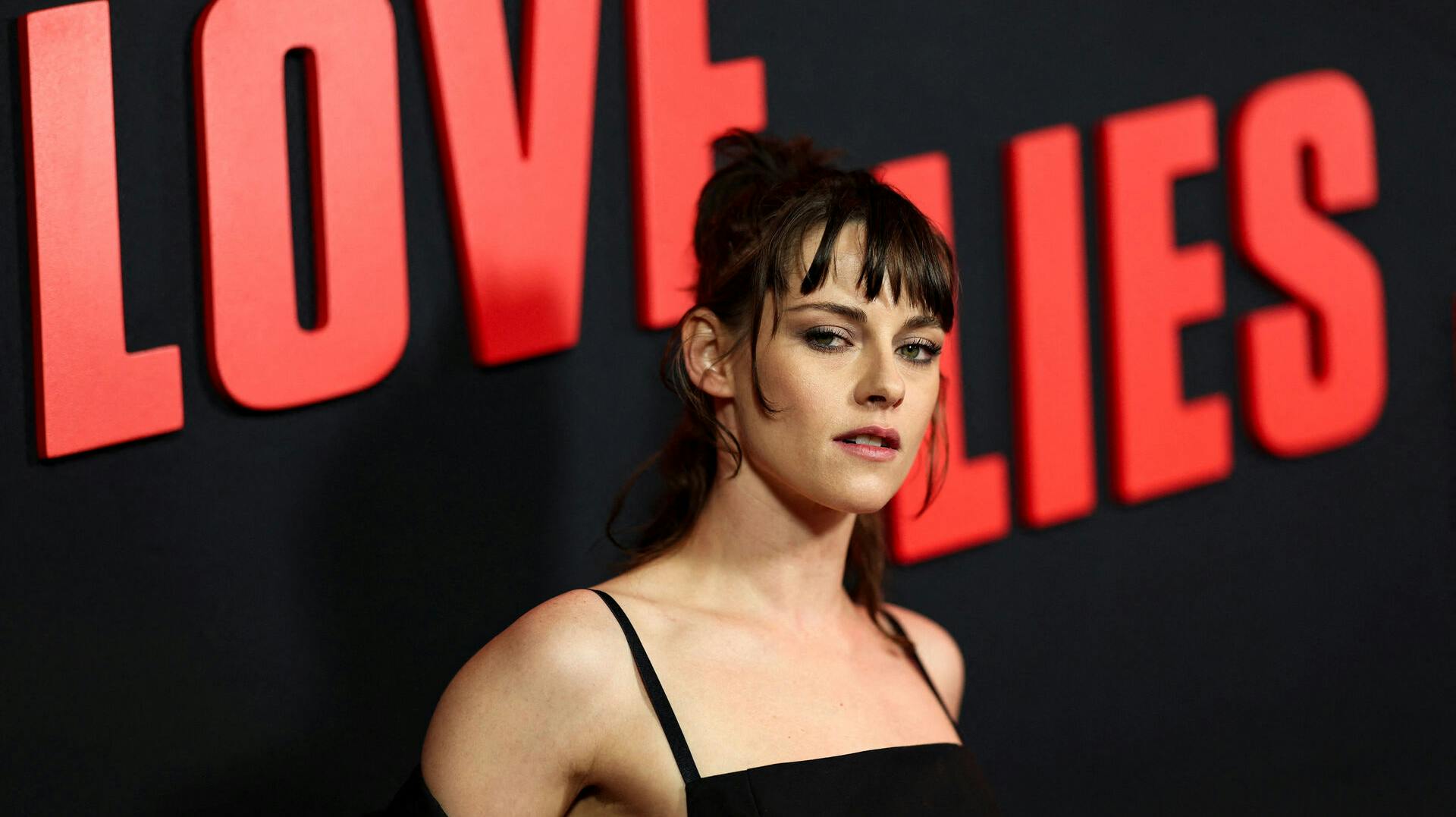 Cast member Kristen Stewart attends a premiere for the film Love Lies Bleeding in Beverly Hills, California, U.S., March 5, 2024. REUTERS/Mario Anzuoni
