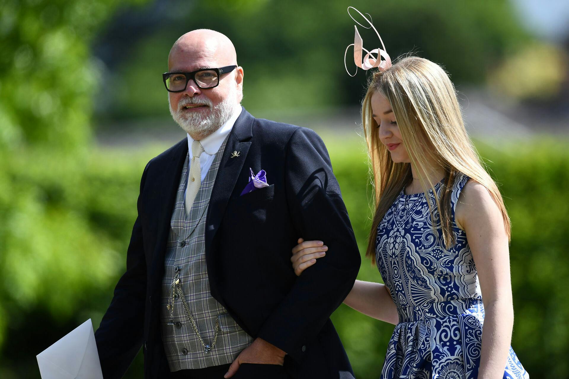 Gary Goldsmith, uncle of the bride, attends the wedding of Pippa Middleton and James Matthews at St Mark's Church in Englefield, west of London, on May 20, 2017. REUTERS/Justin Tallis/Pool