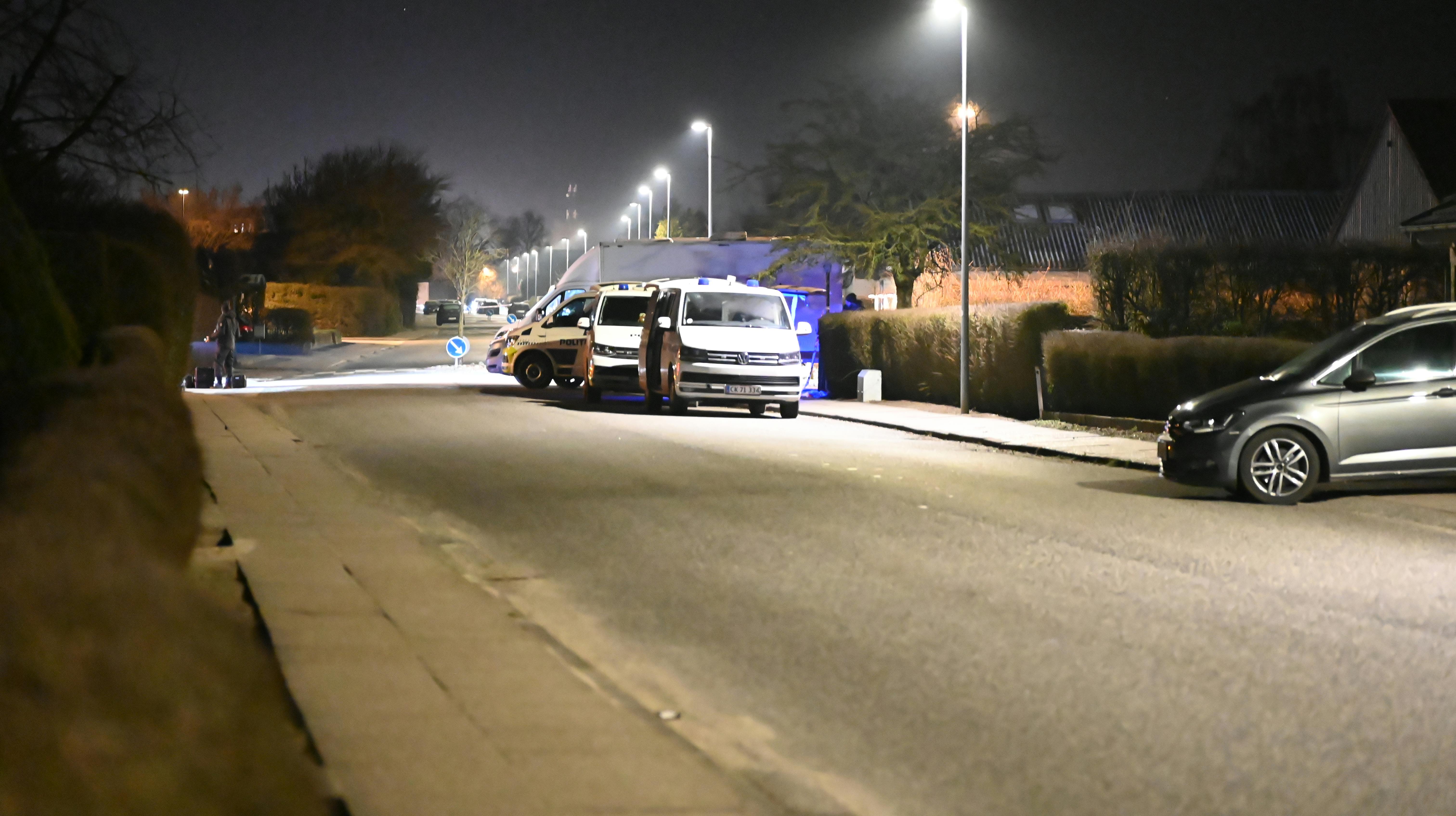 Politiet rykkede massivt ud til villavejen torsdag aften, hvor en 30-årig mand blev slået ihjel.