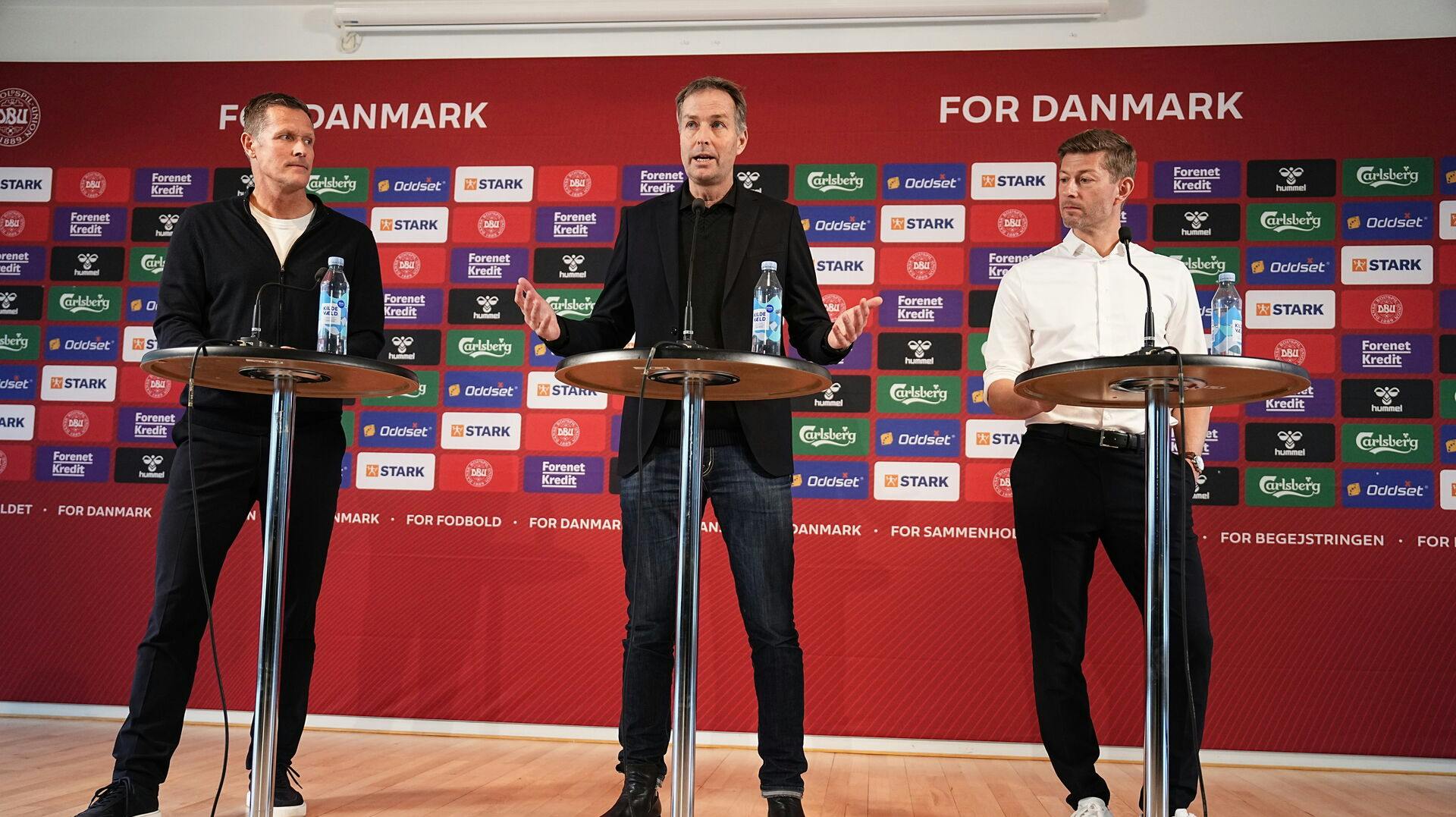 Landstræner Kasper Hjulmand udtog truppen tirsdag. 