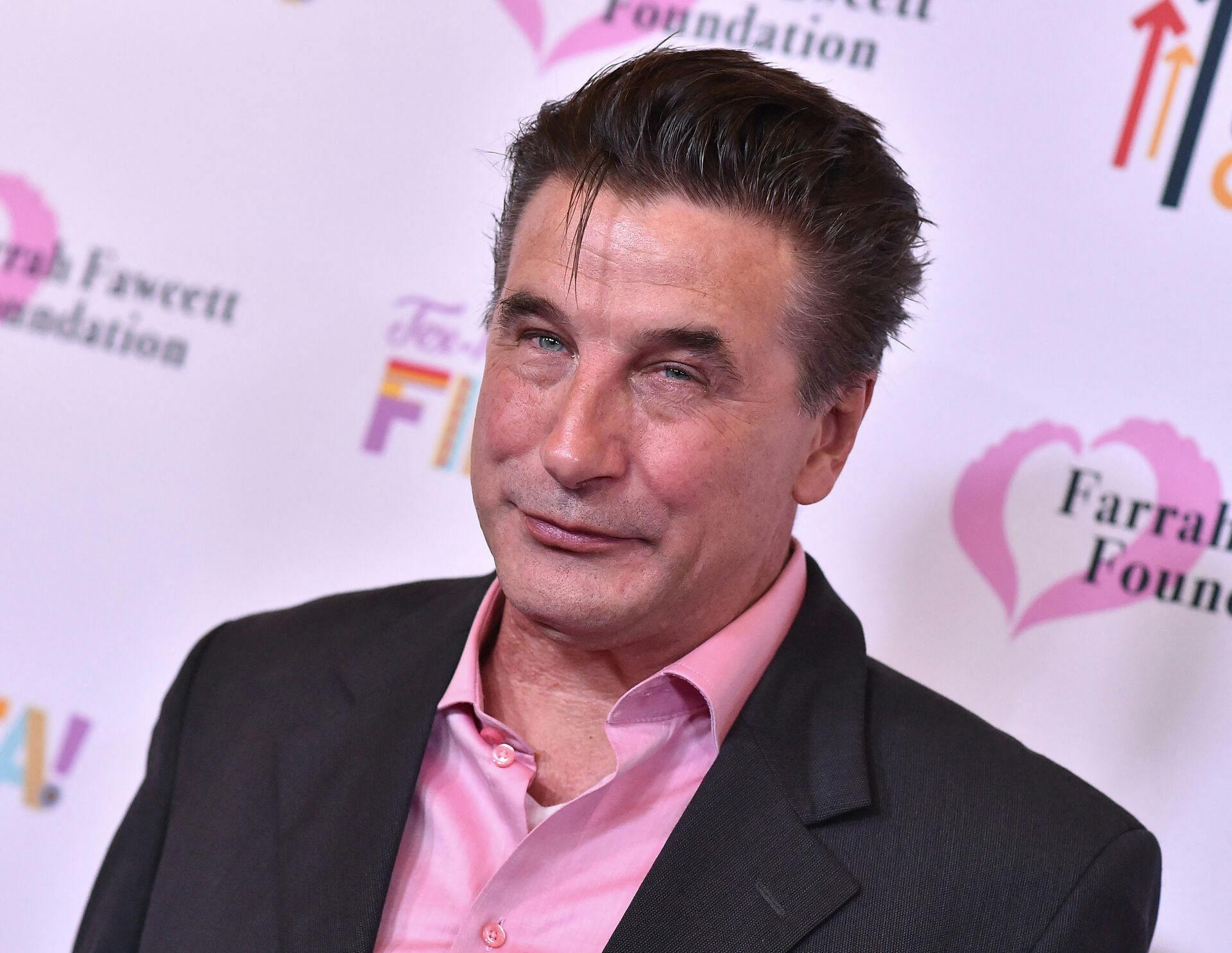 Billy Baldwin walks the carpet at the Farrah Fawcett Foundation's "Tex-Mex Fiesta" honoring Marcia Cross at Wallis Annenberg Center for the Performing Arts in Beverly Hills, California, on September 6, 2019. LISA O'CONNOR / AFP