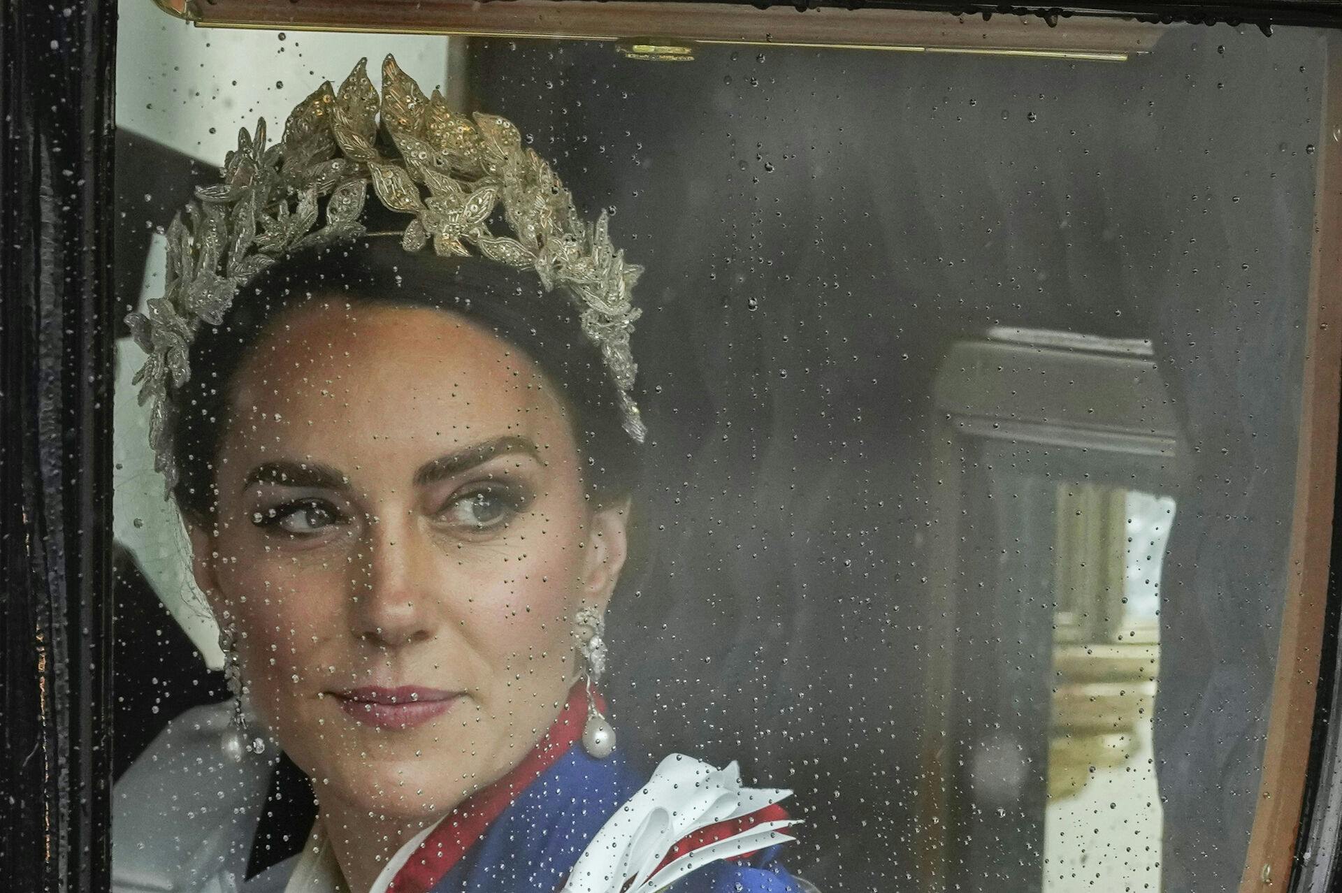 FILE - Kate, Princess of Wales, departs Westminster 