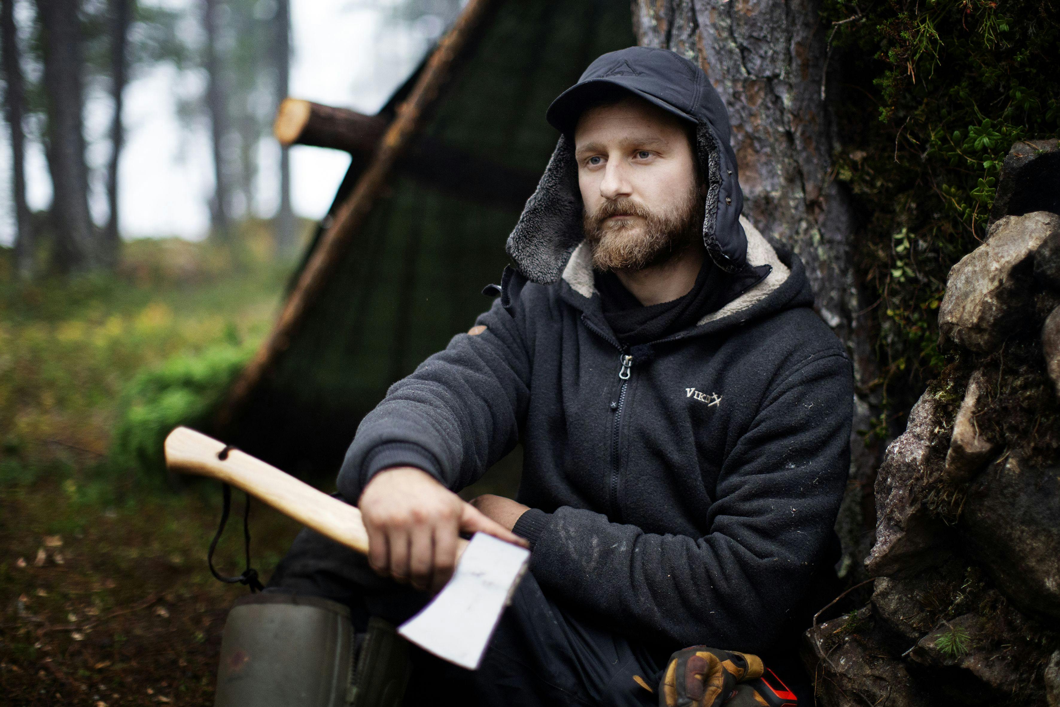 Anders "Buschcraft" er færdig i "Alene i vildmarken" efter små ni dage i den finske natur.