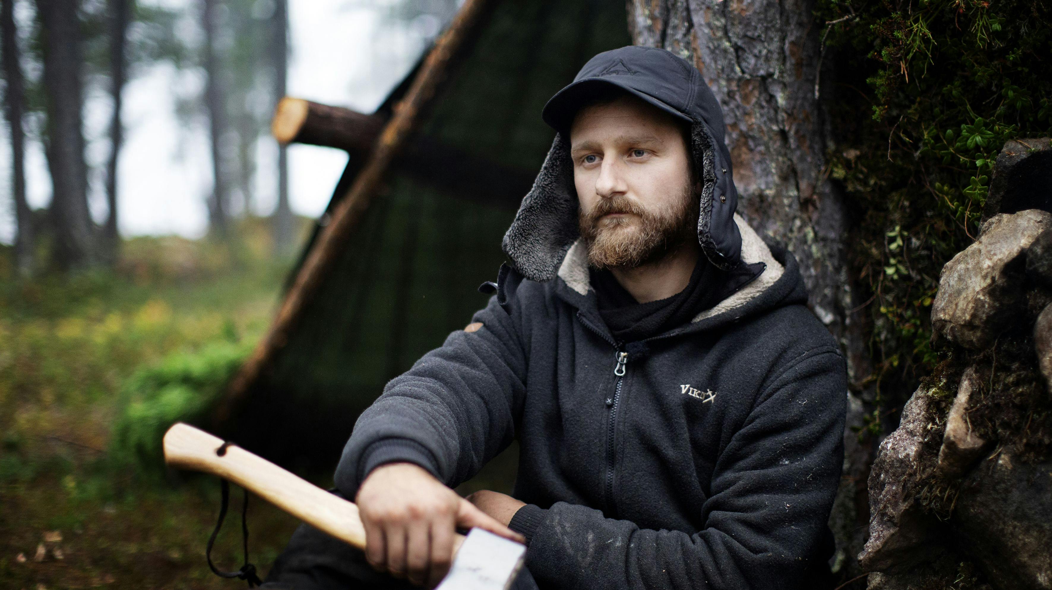 Anders "Buschcraft" er færdig i "Alene i vildmarken" efter små ni dage i den finske natur.
